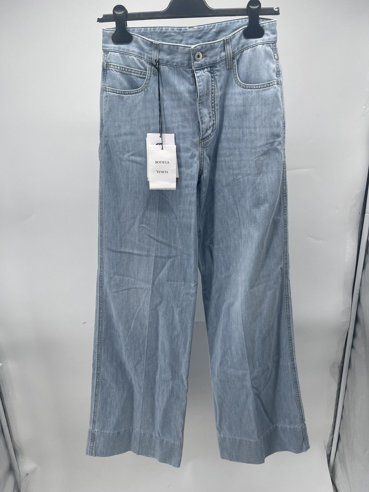 Bottega Veneta Bottega Veneta light bleached denim jeans size 38 Size 26" / US 2 / IT 38 - 1 Thumbnail