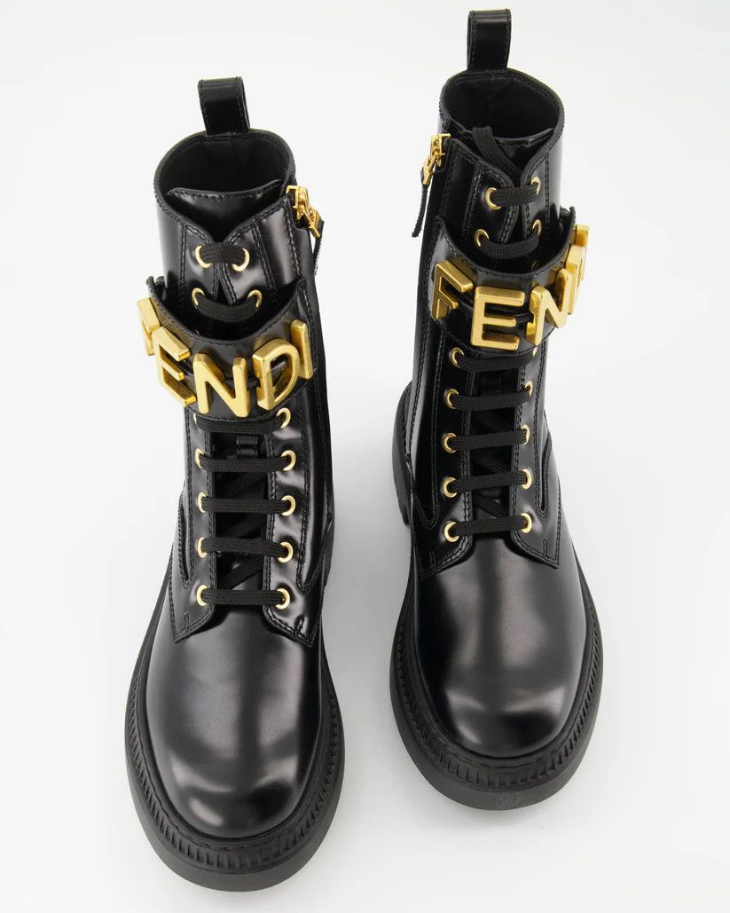Fendi o1w1db10325 8T8355 Boots in Black Size US 8 / IT 38 - 6 Thumbnail