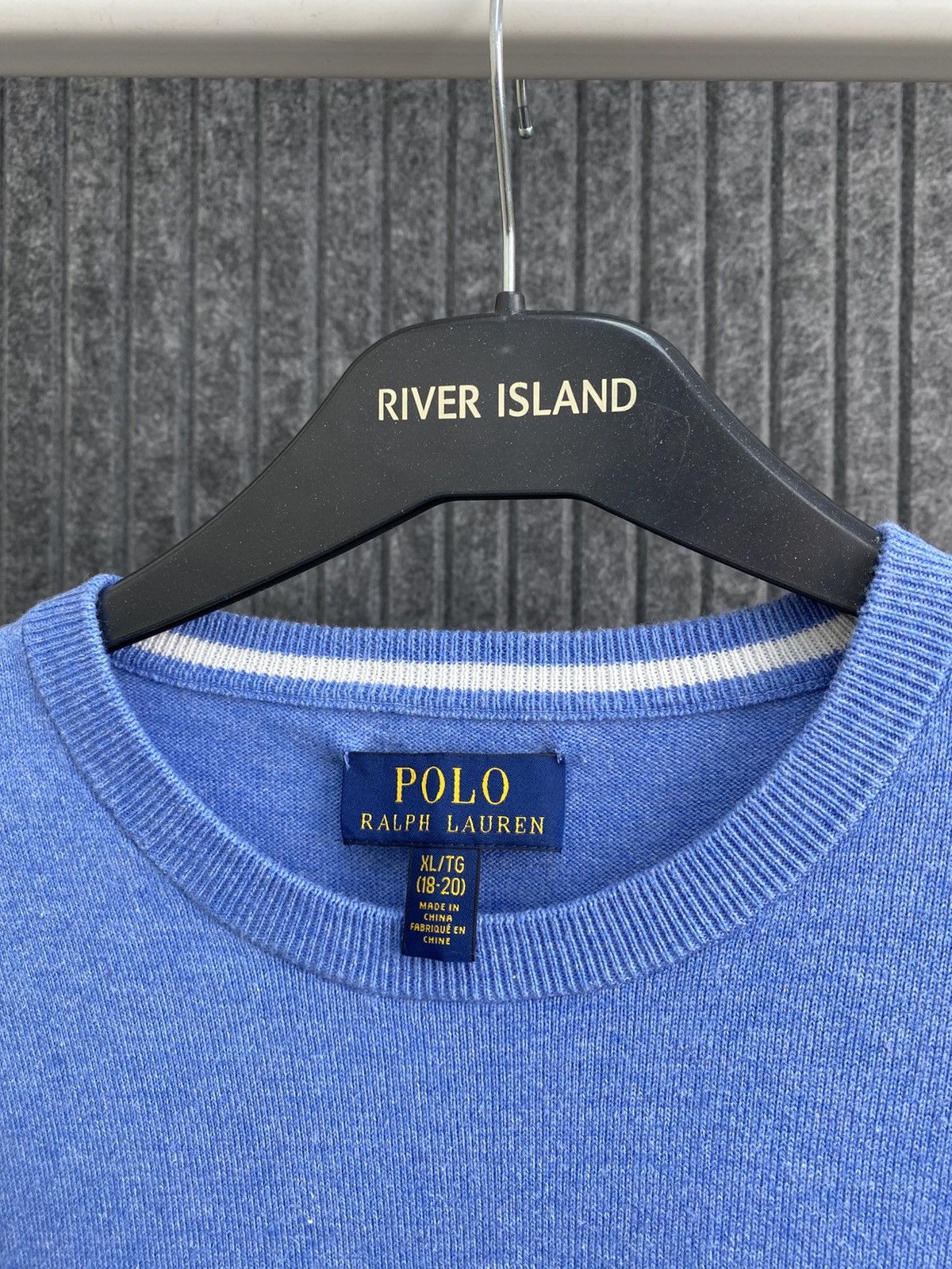 Polo Ralph Lauren Vintage Polo Ralph Lauren Blue Crewneck Sweater Knit Mens Size US S / EU 44-46 / 1 - 5 Thumbnail