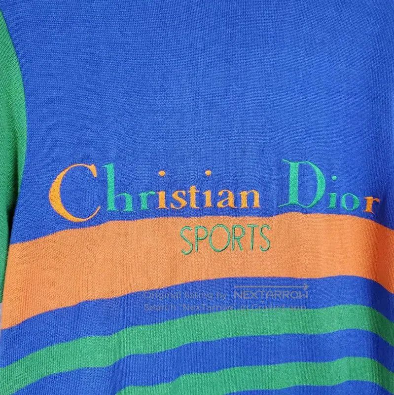 Dior Dior Women's Colorful Cotton Pullover Sweater . Size M / US 6-8 / IT 42-44 - 8 Thumbnail