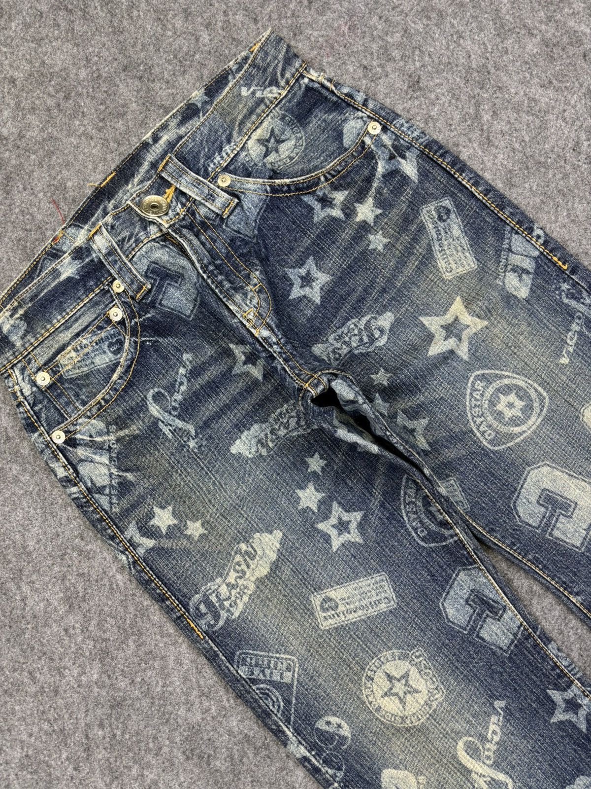 Japanese Brand CO&LU Japan Full Print Denim Hysteric Design Denim F749 Size US 30 / EU 46 - 9 Thumbnail