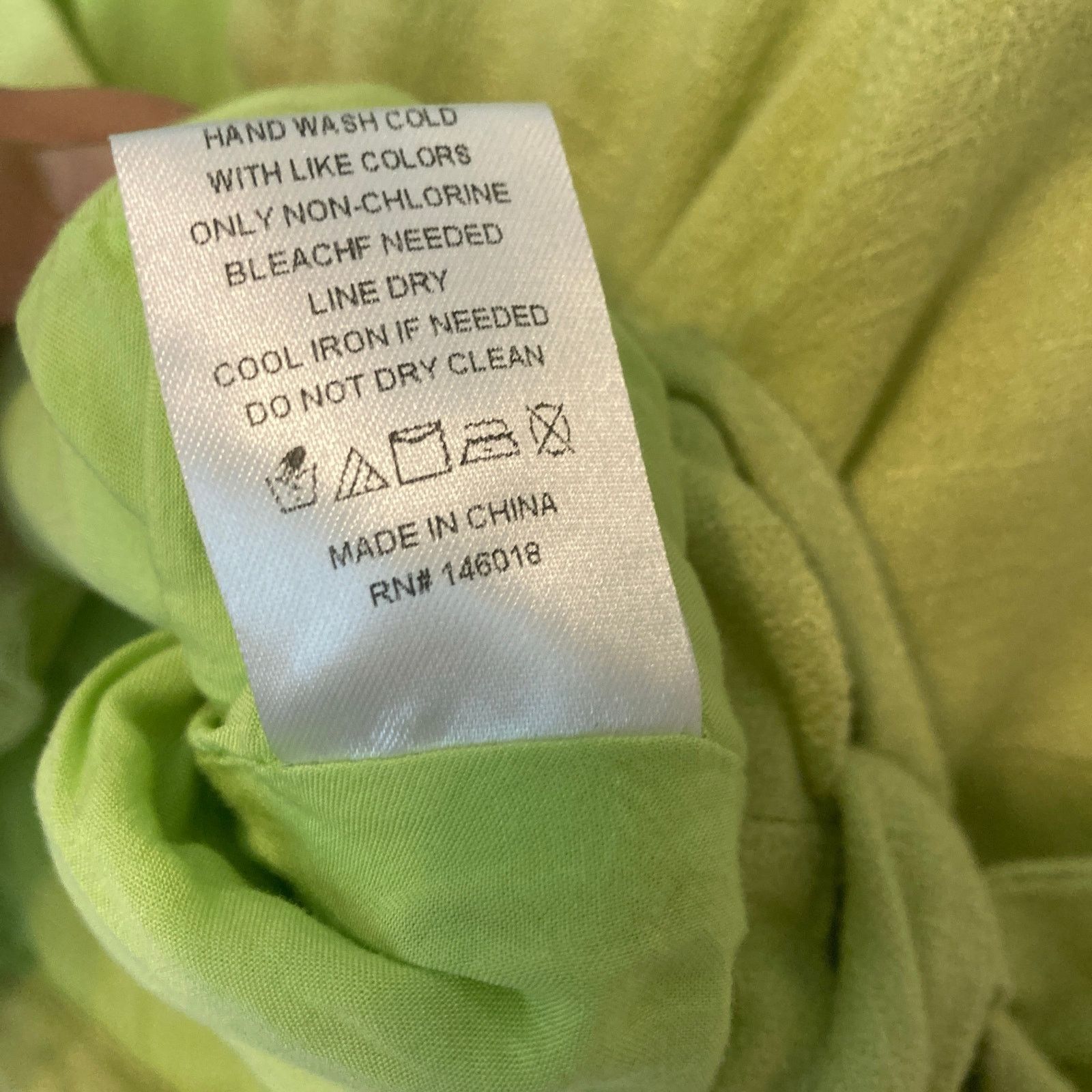 Other Lost and Wander Green Wrap Button Flutter Sleeves Crop Top Size S / US 4 / IT 40 - 10 Thumbnail