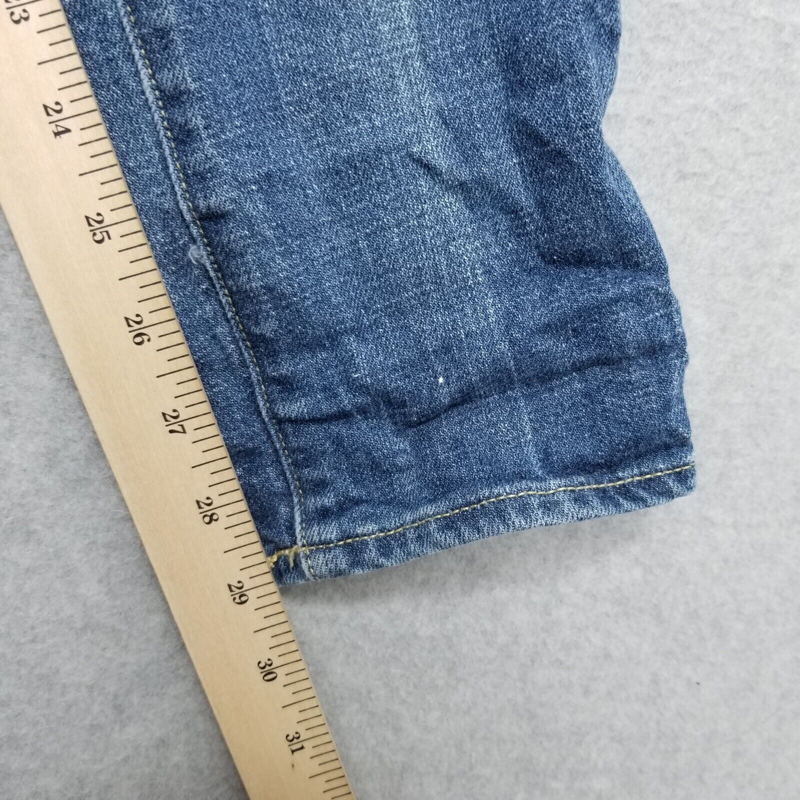 J.Crew J Crew Jeans Womens 27 Denim Low Rise Straight Distressed Size 27" / US 4 / IT 40 - 6 Thumbnail