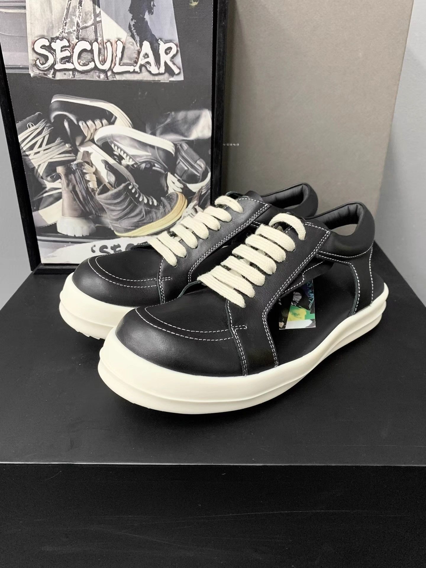 Rick Owens Rick Owens 25SS Copyright-Infringing Low-Top Sneakers K34 Size US 6 / IT 36 - 3 Thumbnail