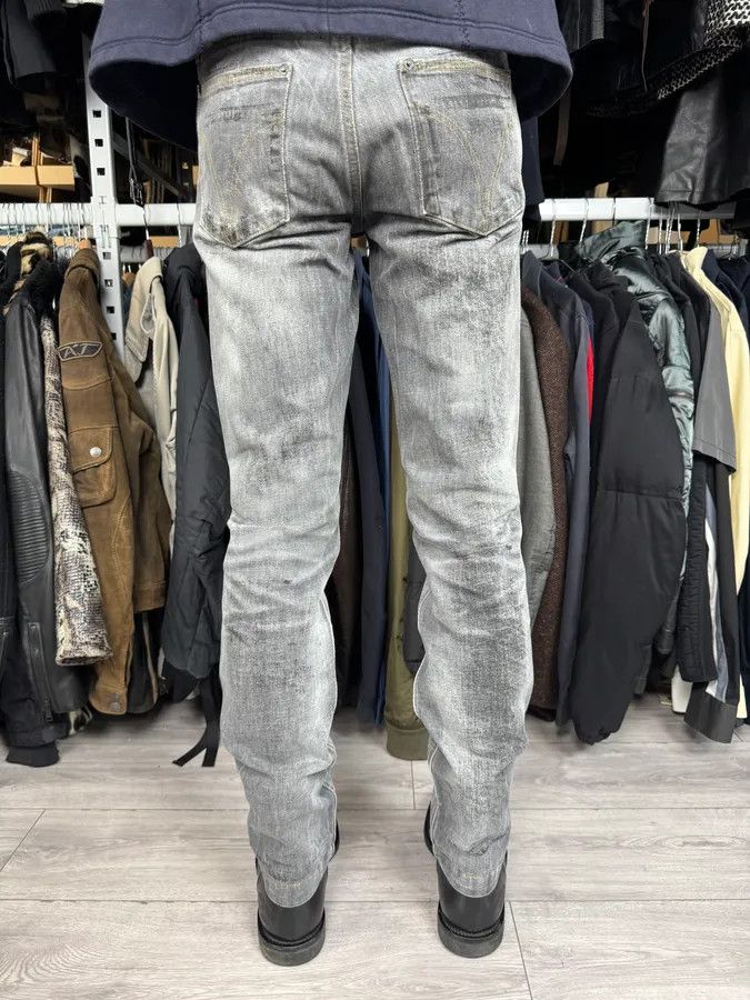 Dolce & Gabbana SS2006 Dolce & Gabbana Dirty Effect Grey Denim Jeans Size US 30 / EU 46 - 4 Thumbnail