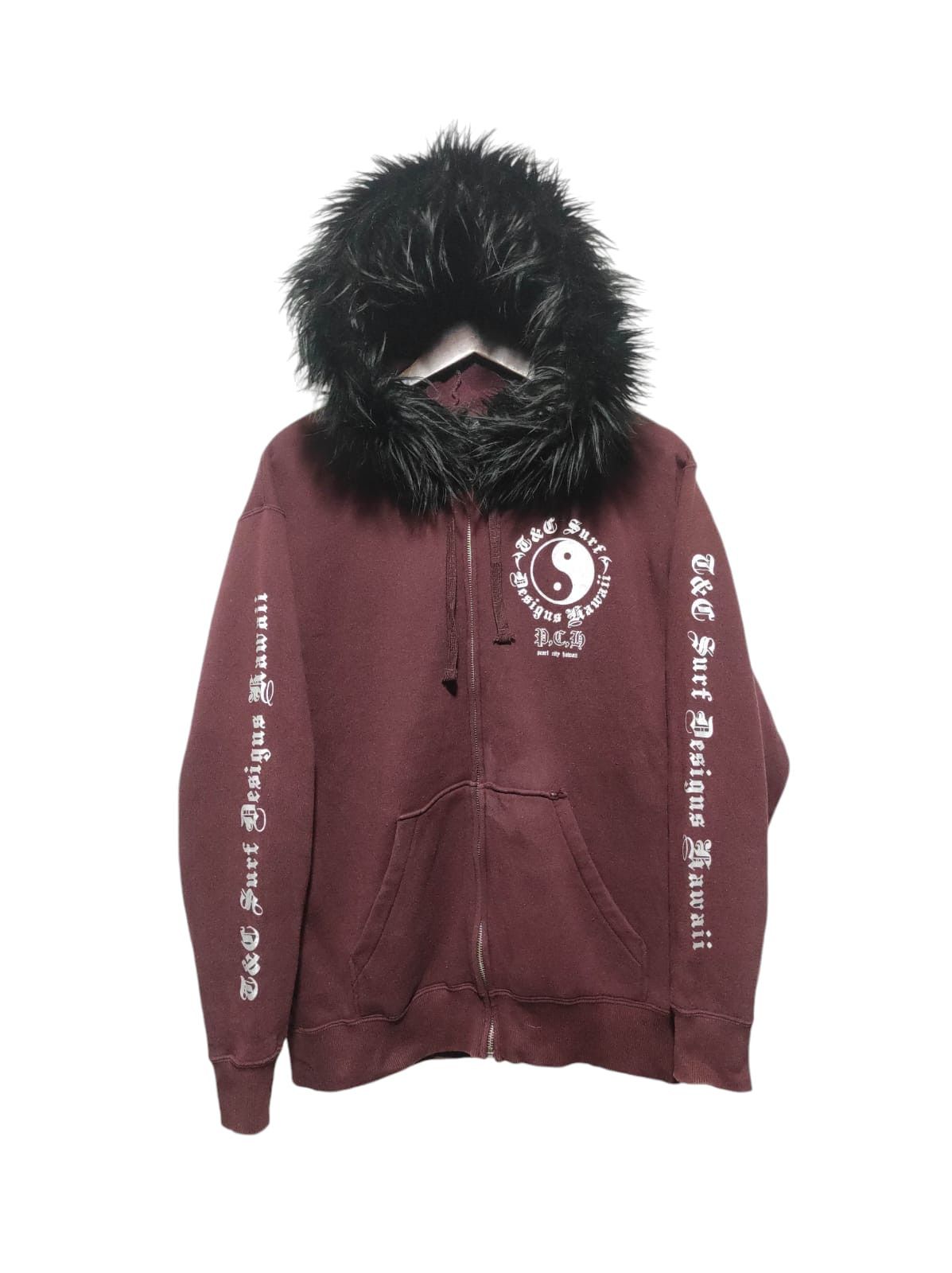 Affliction T&C Surf Designs Zip Fur Hoodie IfSixWasNine LGB style Size US L / EU 52-54 / 3 - 1 Thumbnail