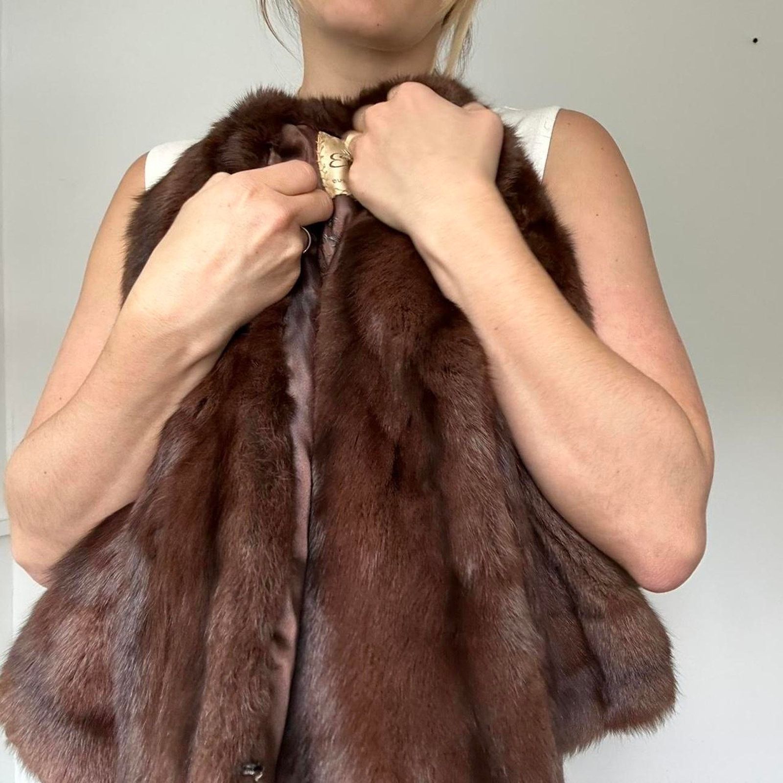 Other Vintage Mink Fur Cape/ Capelet (One Size) Size ONE SIZE - 7 Thumbnail