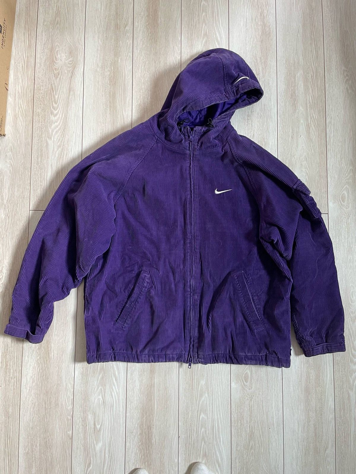 Nike × Supreme Used Supreme Nike Arc Corduroy Jacket Purple