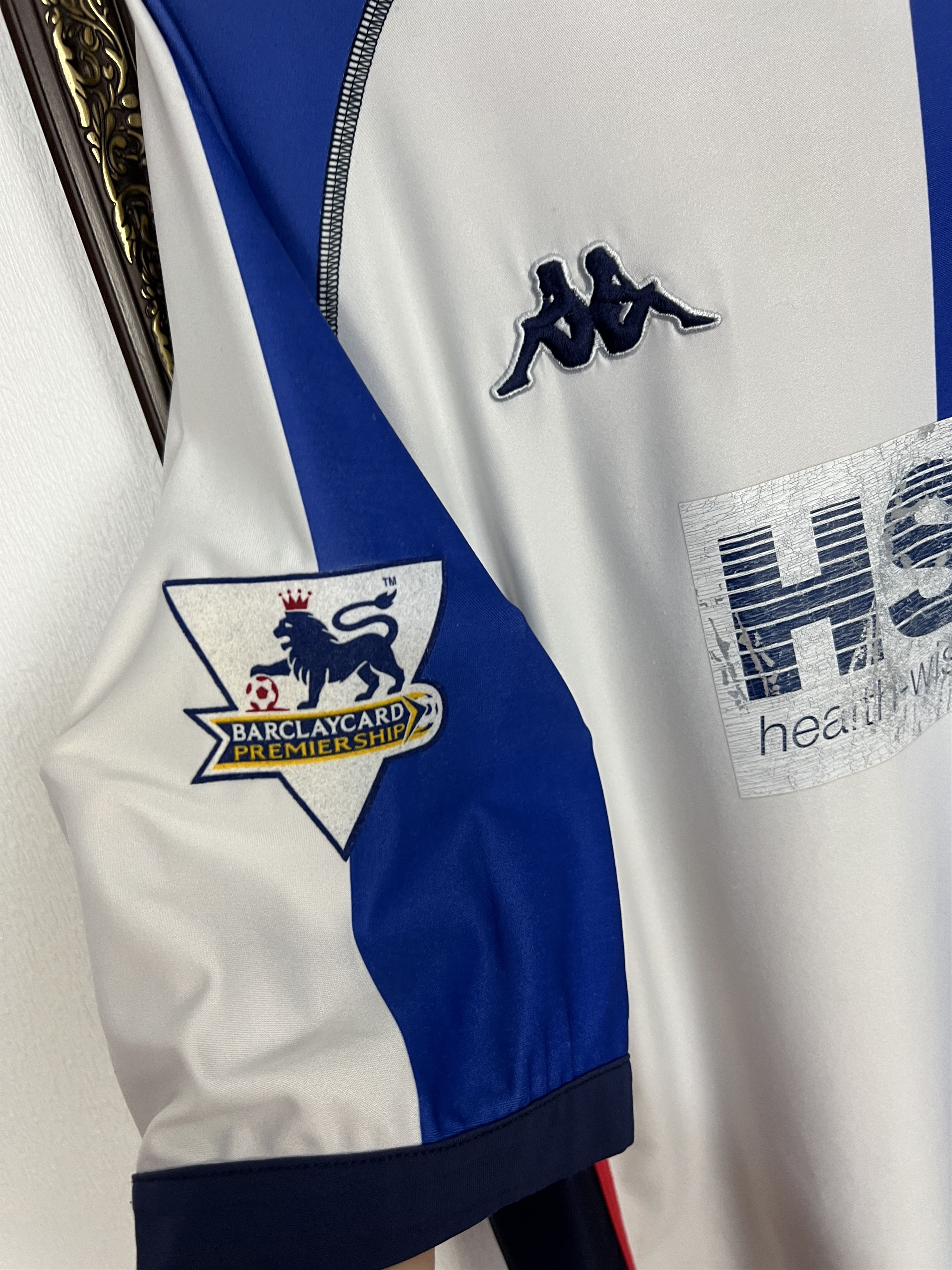 Kappa Blackburn Rovers Home football shirt 2003 #10 Jansen Kappa Size US XXL / EU 58 / 5 - 9 Thumbnail