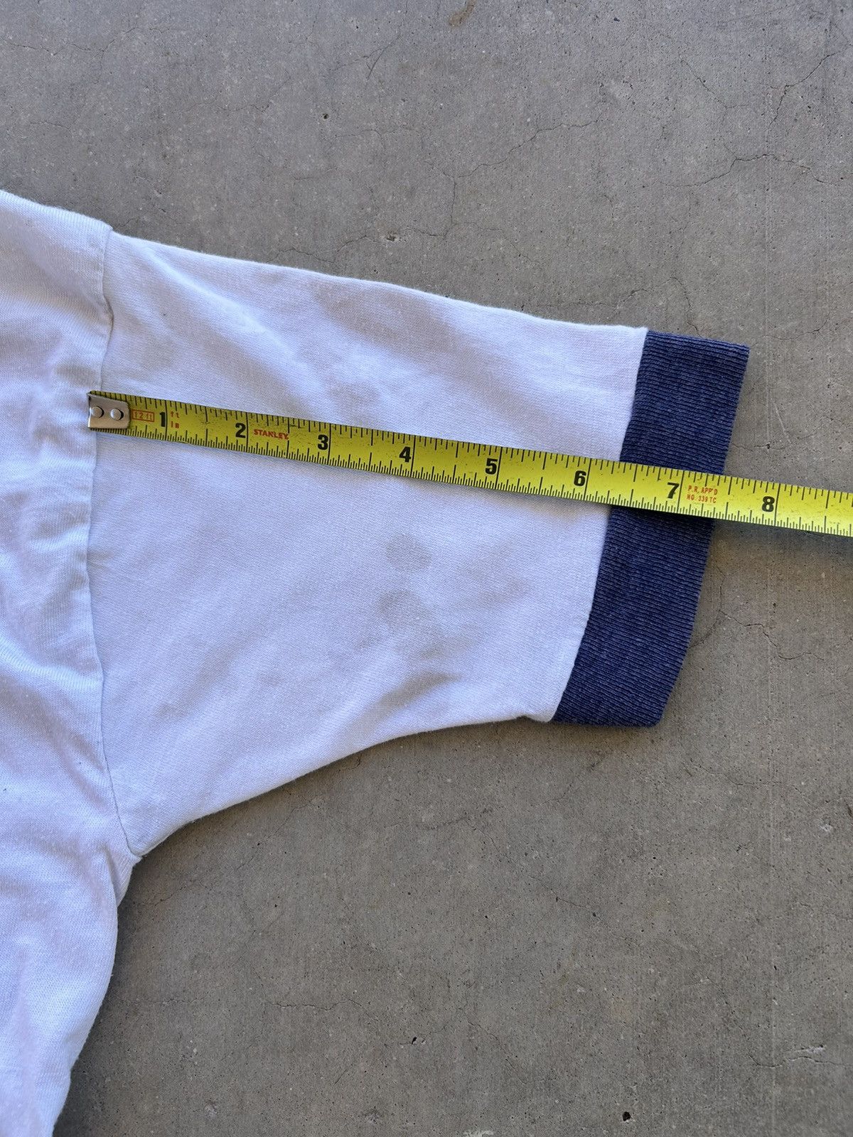 Vintage Vintage Single Stitch Rare Obscure Ringer T Shirt Size US XS / EU 42 / 0 - 9 Thumbnail
