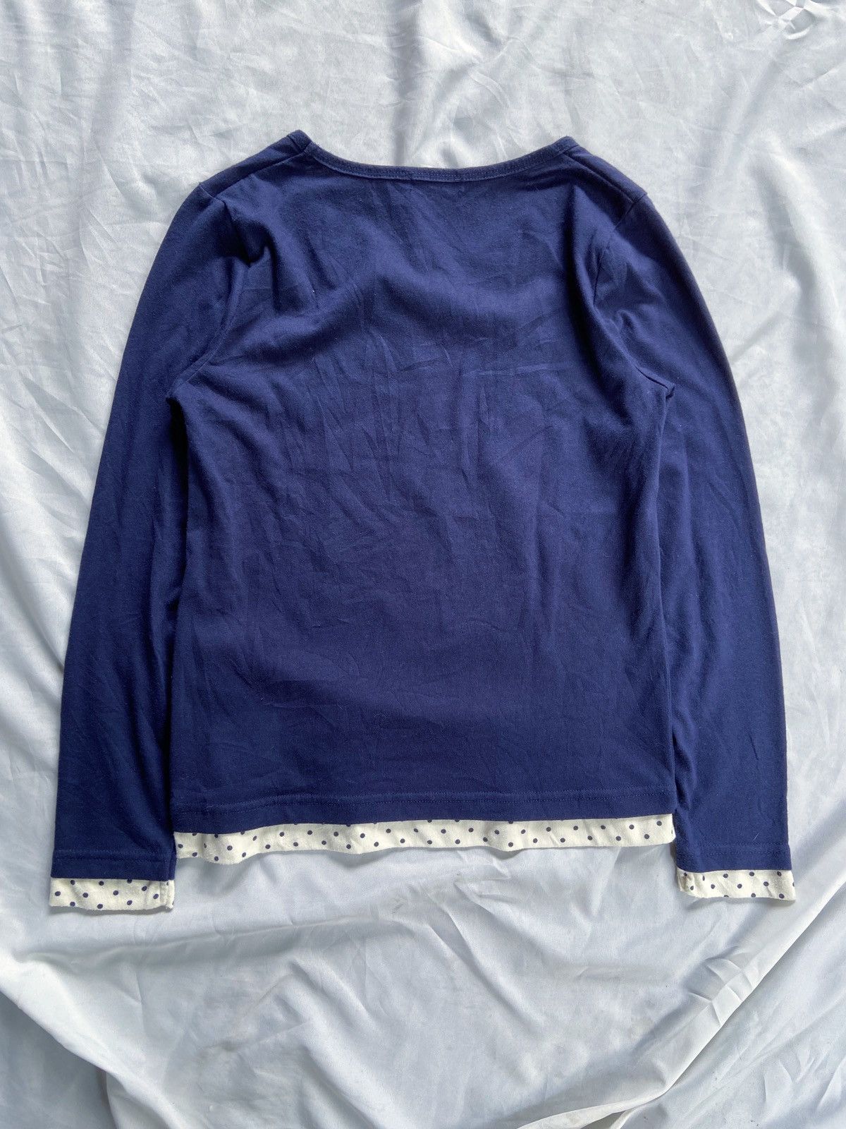 Japanese Brand MISCHIEF FEISTY DOUBLE LAYER COLZA LONG SLEEVE Size US S / EU 44-46 / 1 - 12 Thumbnail