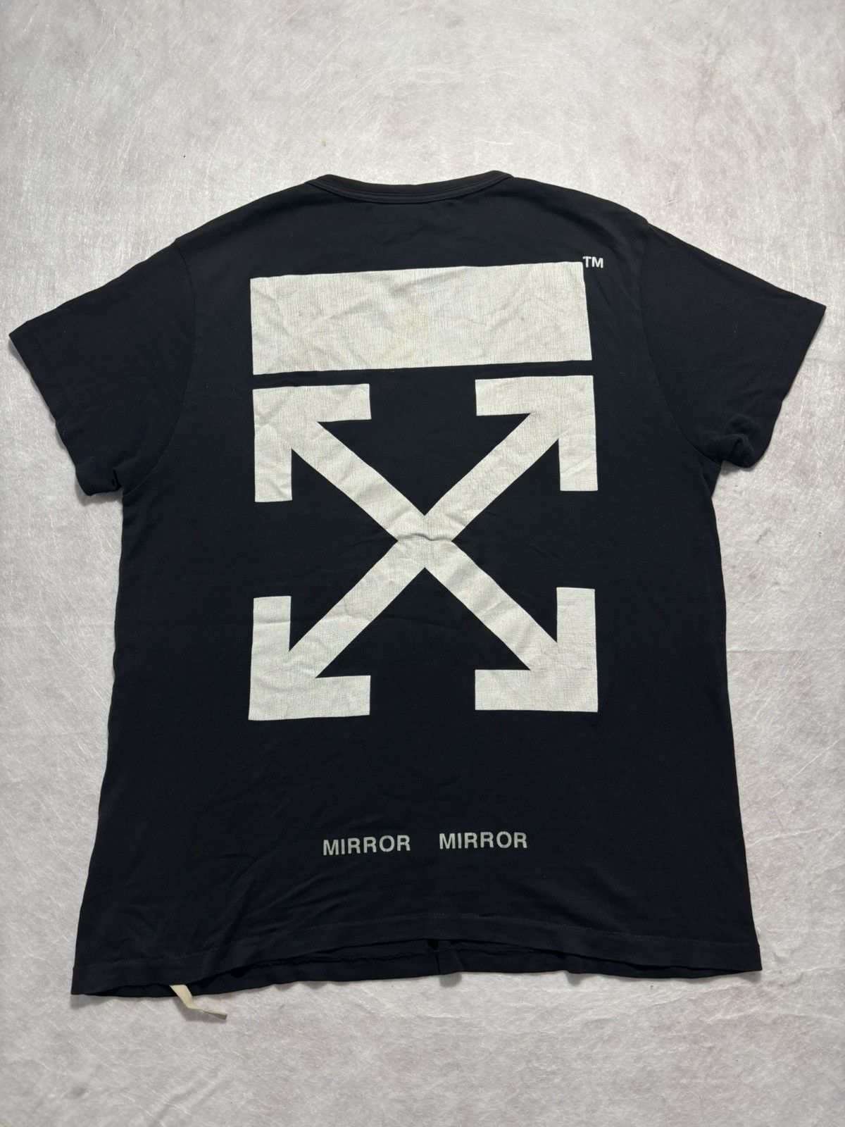 Off-White Off - White Caravaggio Mirror Mirror Tshirt Size US M / EU 48-50 / 2 - 2 Thumbnail