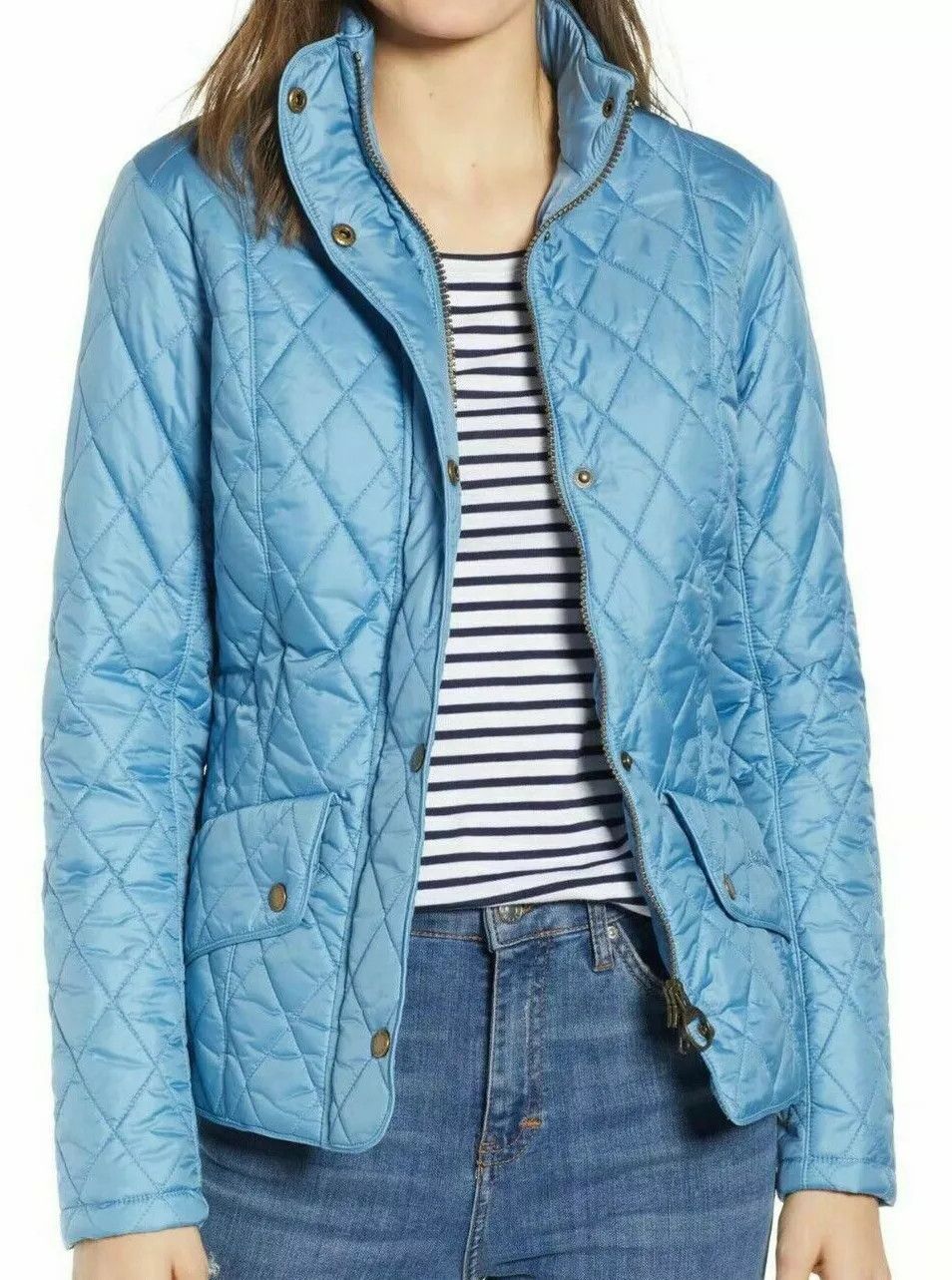 Barbour Barbour Cavalry Flyweight Blue Heaven Quilted Jacket Size M / US 6-8 / IT 42-44 - 2 Thumbnail