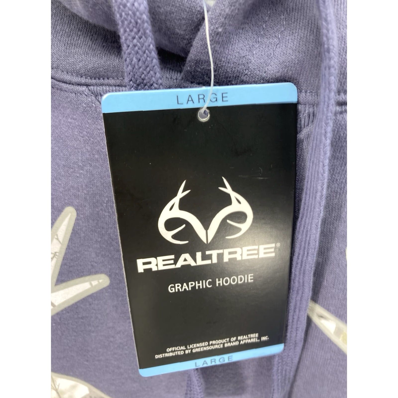 Realtree Realtree Hoodie Sweatshirt Men L Gray Graphic Logo Pullover Cotton NWT Size US L / EU 52-54 / 3 - 6 Thumbnail