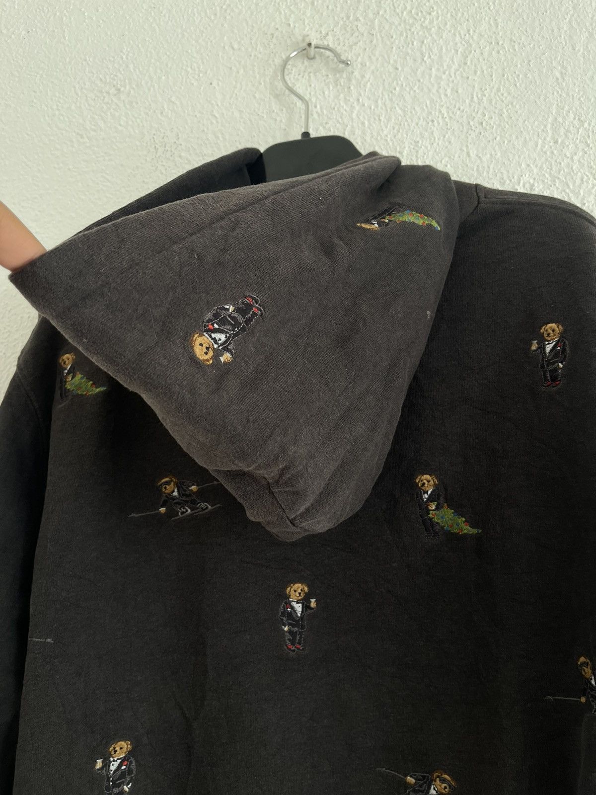 Polo Ralph Lauren Polo Ralph Lauren Polo Bear Embroidered All Over Hoodie Size US S / EU 44-46 / 1 - 5 Thumbnail