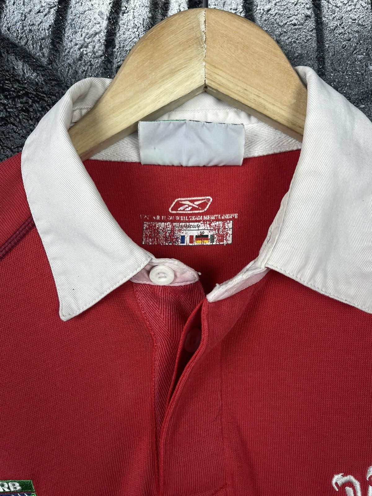 Reebok Y2K Wales Reebok Rugby Jersey Shirt World Cup 2003 WRU Size US M / EU 48-50 / 2 - 9 Thumbnail