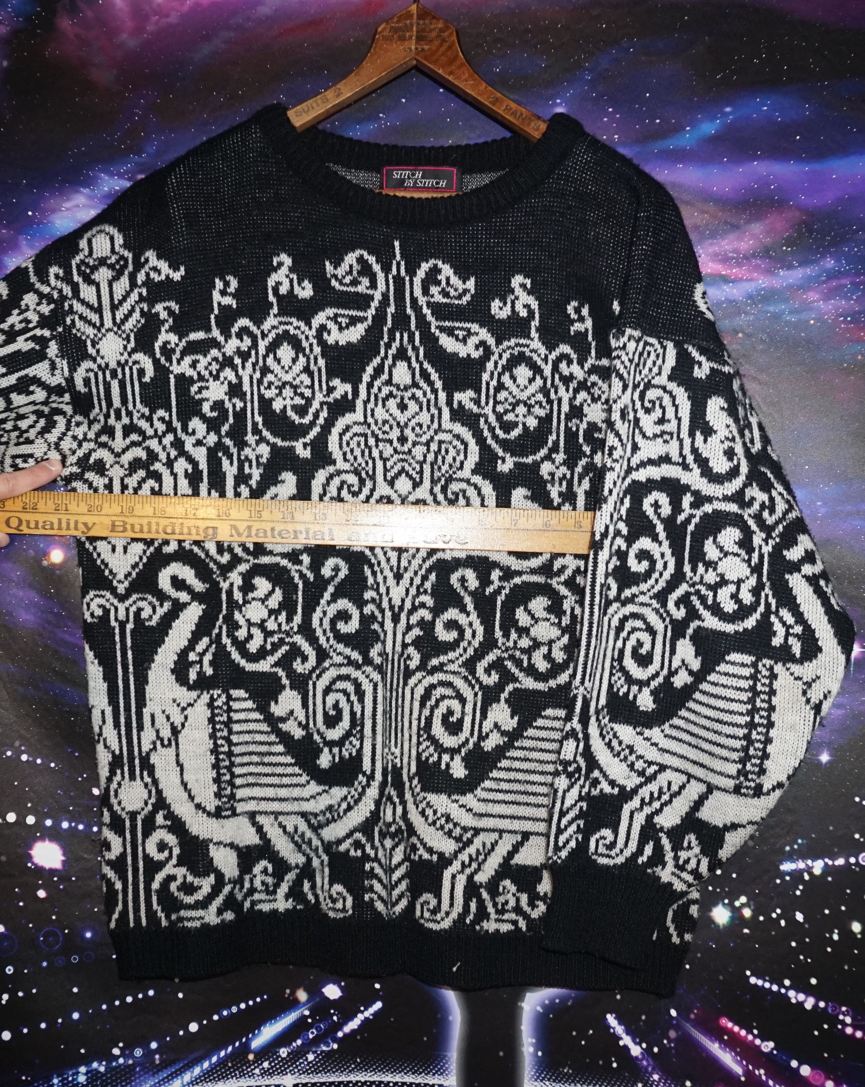 Vintage Unique Knitwear Sweater Stitch By Stitch Size US L / EU 52-54 / 3 - 3 Thumbnail