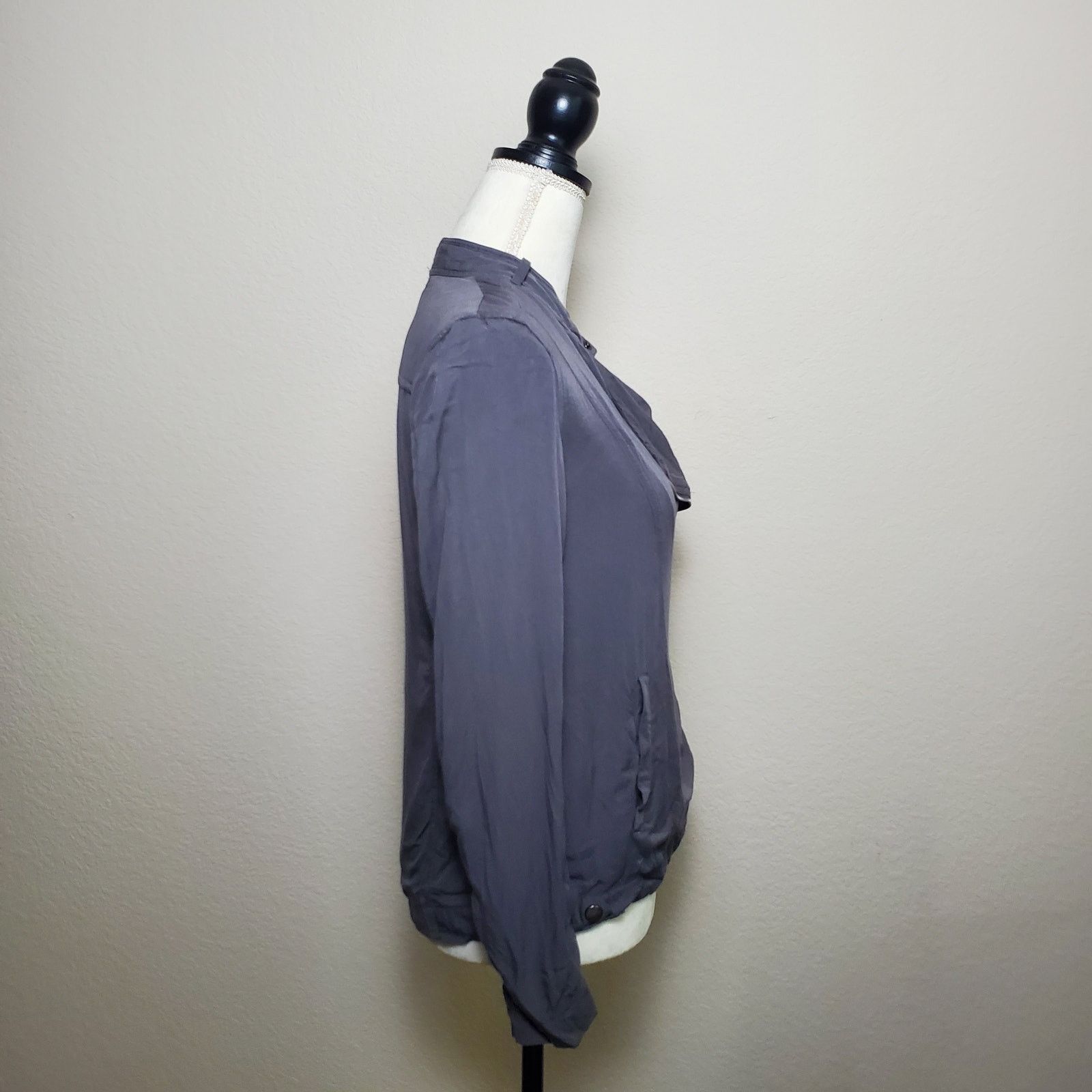 BB Dakota BB Dakota Gray Asymmetrical Jacket XS Size XS / US 0-2 / IT 36-38 - 2 Thumbnail