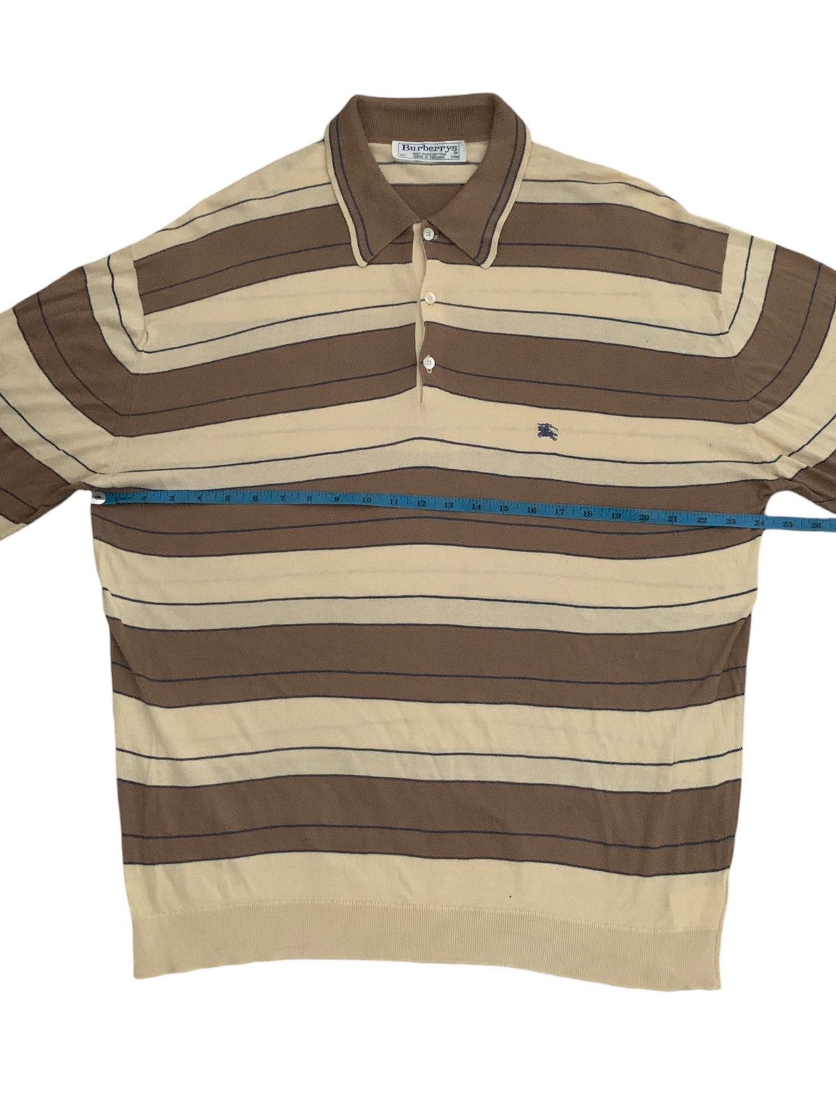 Burberry × Designer × Vintage Vtg burberry striped sweatshirt Size US M / EU 48-50 / 2 - 5 Thumbnail