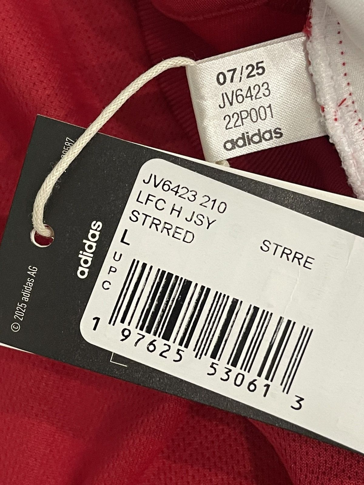 Nike Adidas Liverpool HUGO EKITIKE🇫🇷 2025/26 home jersey Size US L / EU 52-54 / 3 - 3 Thumbnail