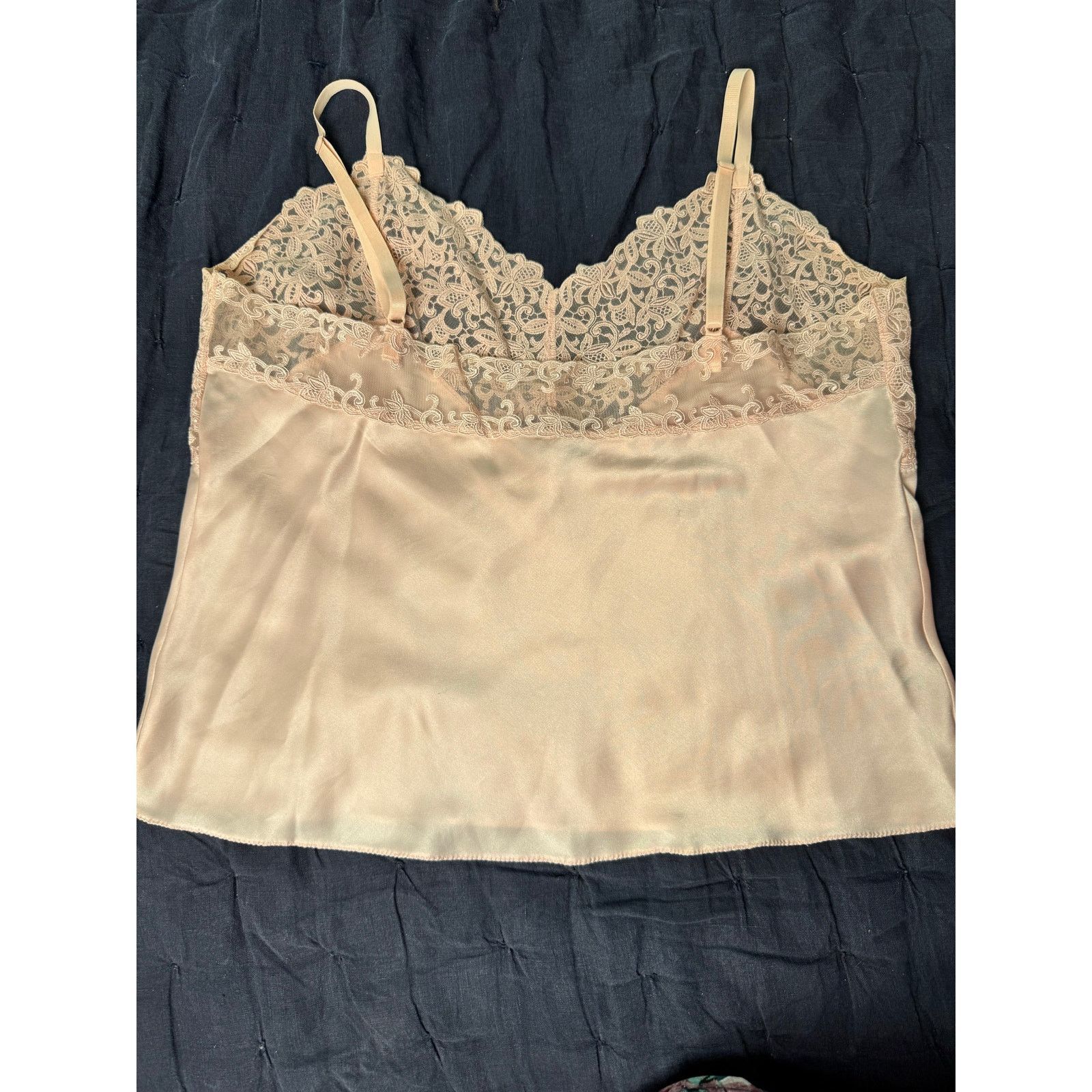 Vintage Vtg Wacoal Blush Pink Lace Camisole Japan Med Coquette Size M / US 6-8 / IT 42-44 - 10 Thumbnail