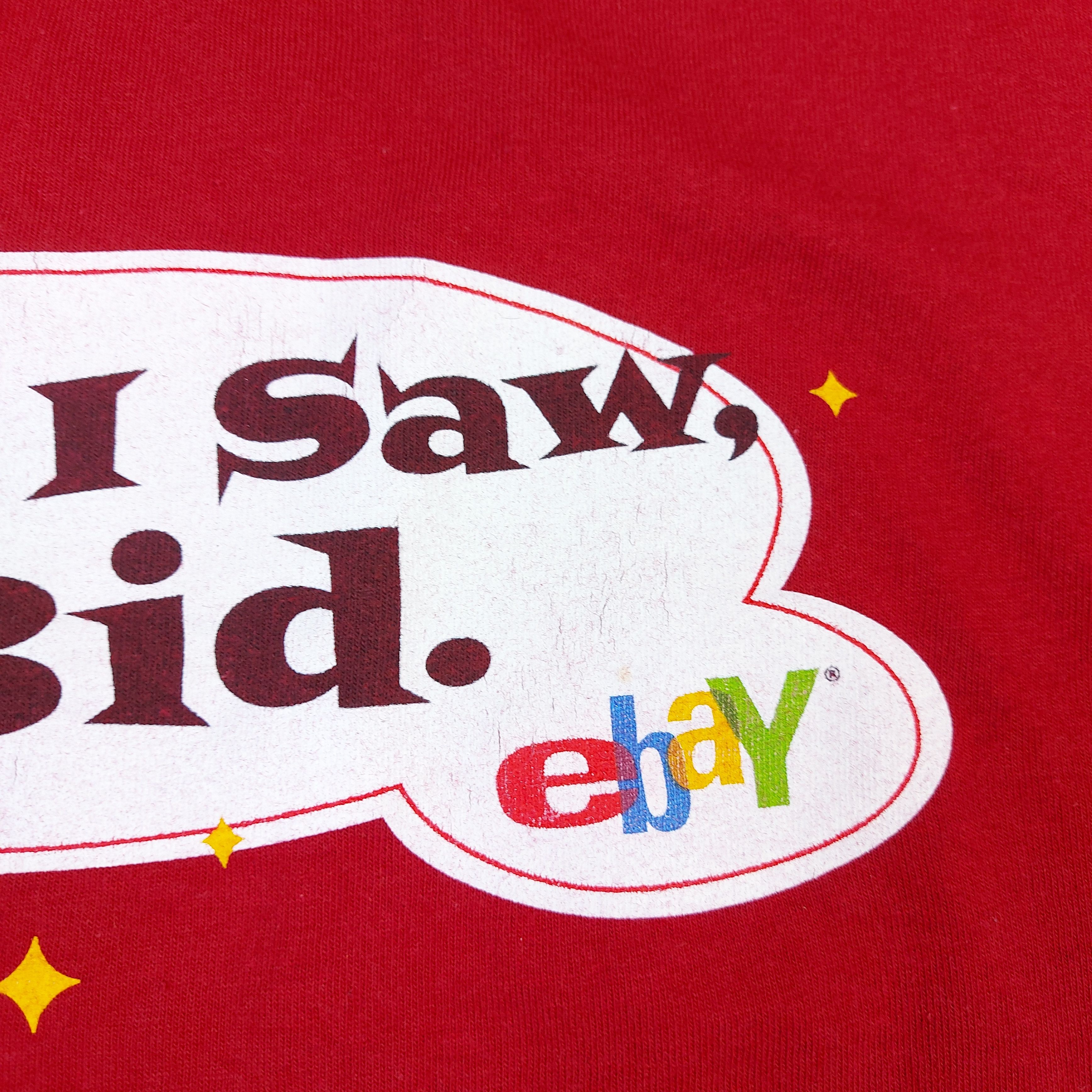 eBay Vintage Y2K eBay Shop I Came I Saw I Bid Official TEE Size US L / EU 52-54 / 3 - 5 Thumbnail