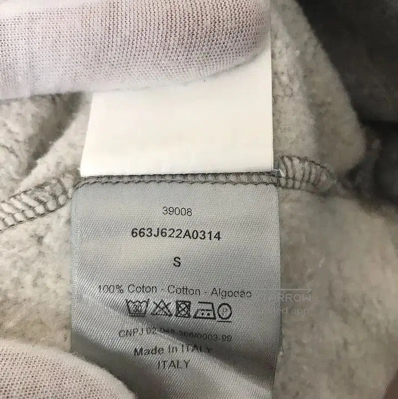 Dior Dior Gray Cotton Men's Sweatshirt . Size US S / EU 44-46 / 1 - 5 Thumbnail