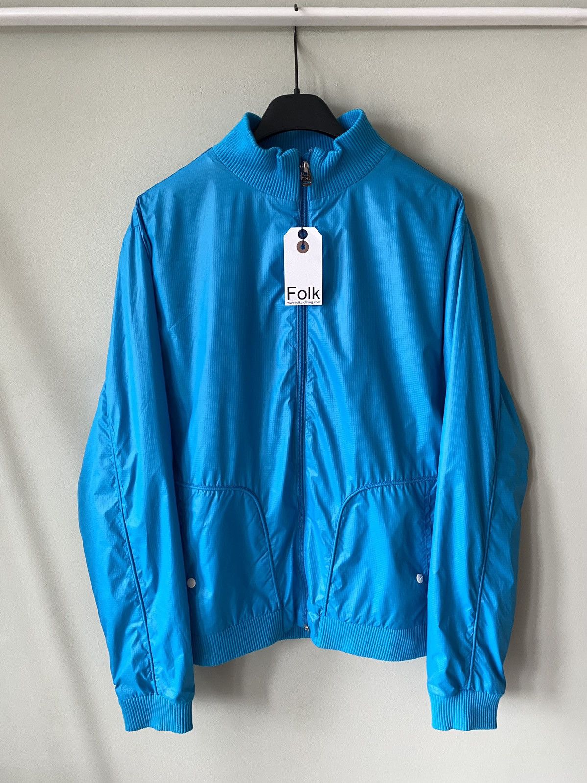 Folk Folk Cycling Nylon Peacock Jacket size 4 Size US XL / EU 56 / 4 - 1 Thumbnail