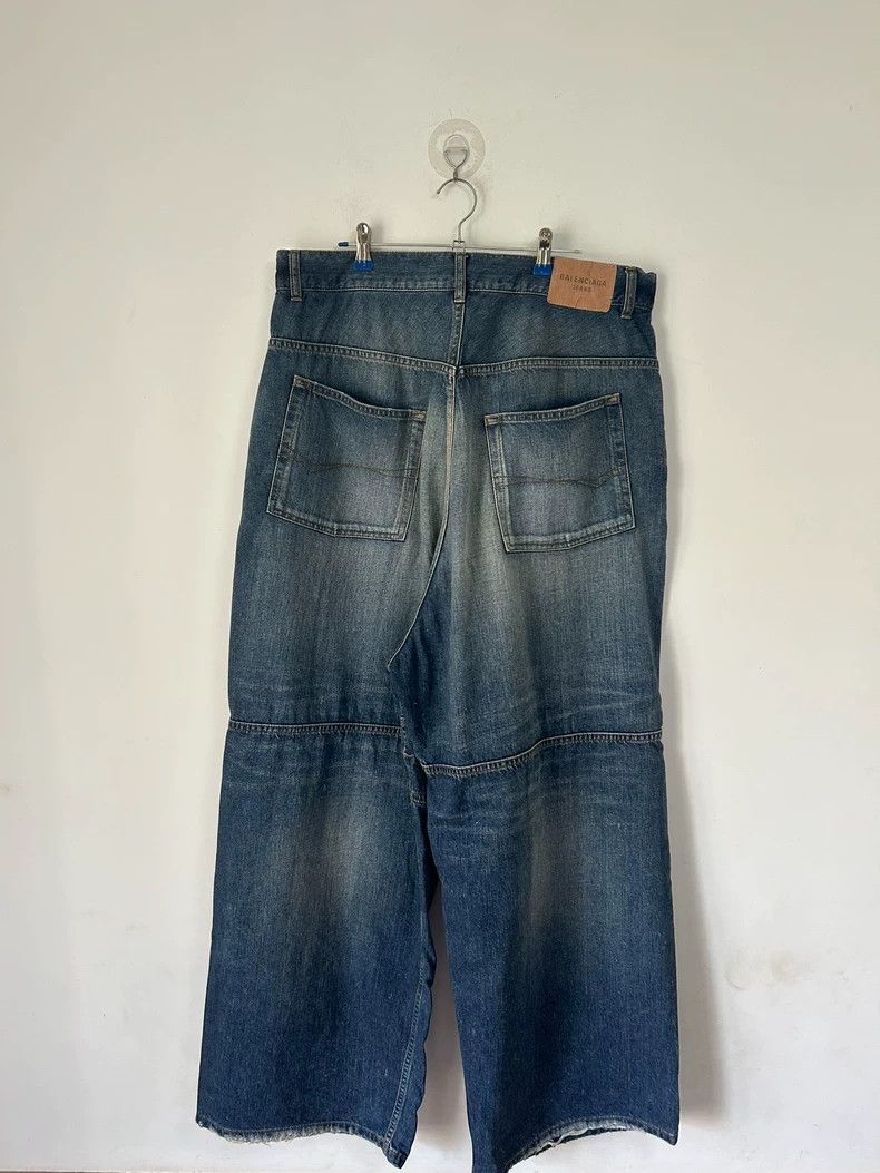 Balenciaga Balenciaga size XS Waist drawstring strap vintage blue was Size US 27 - 2 Thumbnail