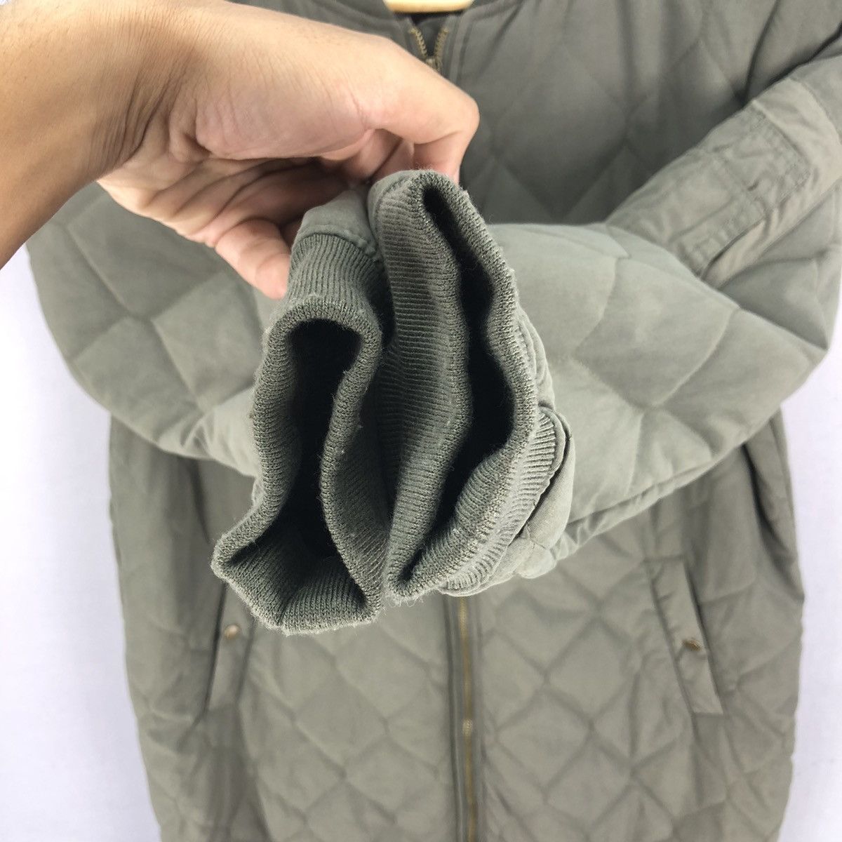 Japanese Brand Vintage Japanese Brand Spinkle Quilted Zipper Long Jacket Size US S / EU 44-46 / 1 - 9 Thumbnail
