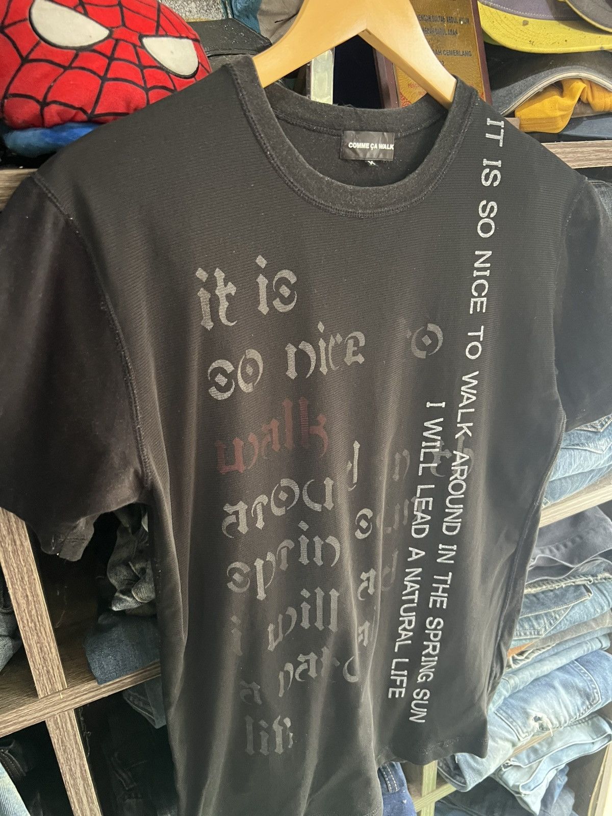 Comme Ca Ism 🔥Comme Ca Walk Double Layer Graphic Tee Size US M / EU 48-50 / 2 - 9 Thumbnail