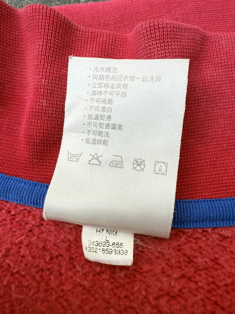 Nike × Vintage 90’s NIKE RARE SWOOSH BIG BACK LOGO Y2K RETRO 1/4ZIP HOODIE Size US M / EU 48-50 / 2 - 14 Thumbnail