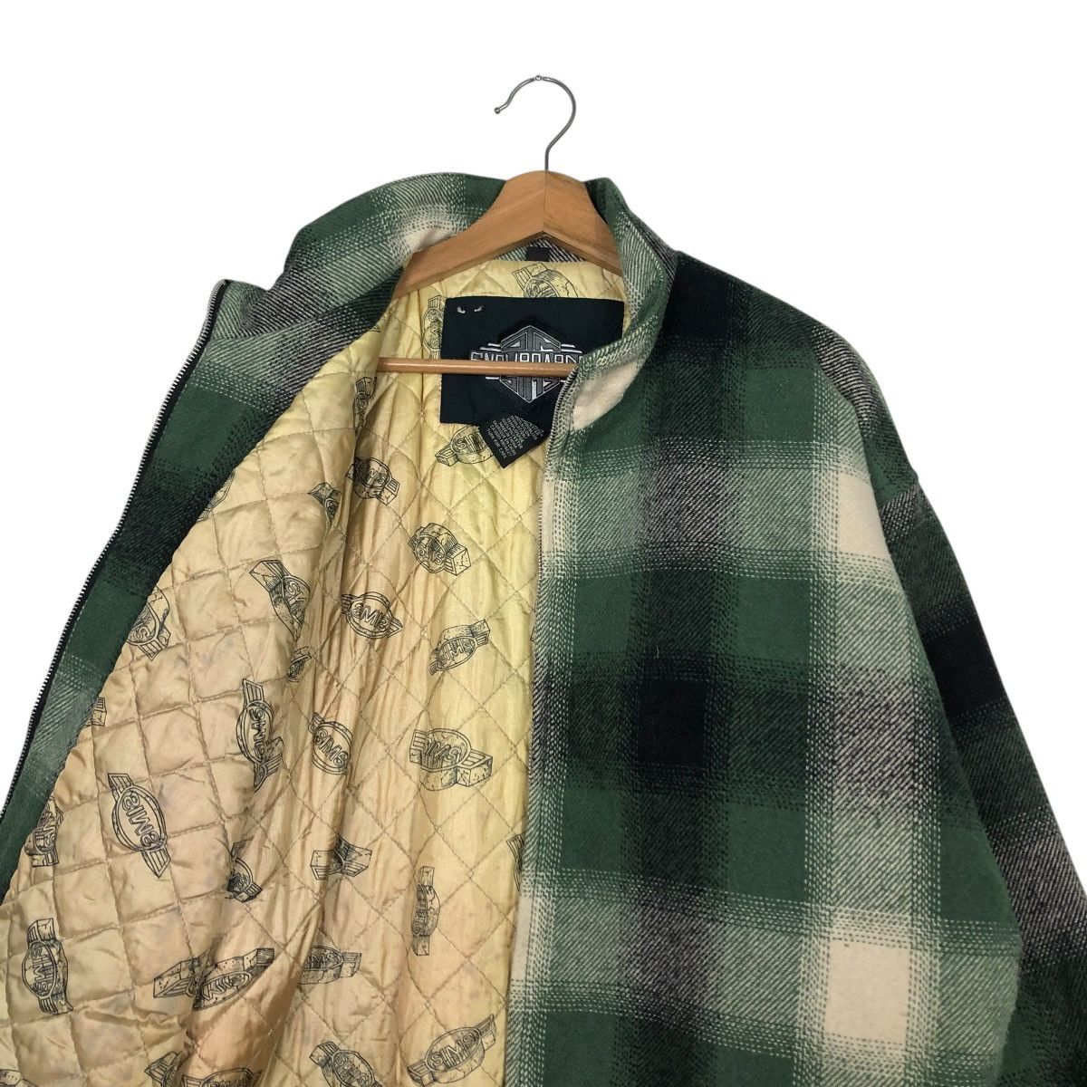 Japanese Brand 🔥VINTAGE WOOL ZIPPER JACKET SNOWBOARDS SIMS TARTAN DESIGN Size US S / EU 44-46 / 1 - 14 Thumbnail