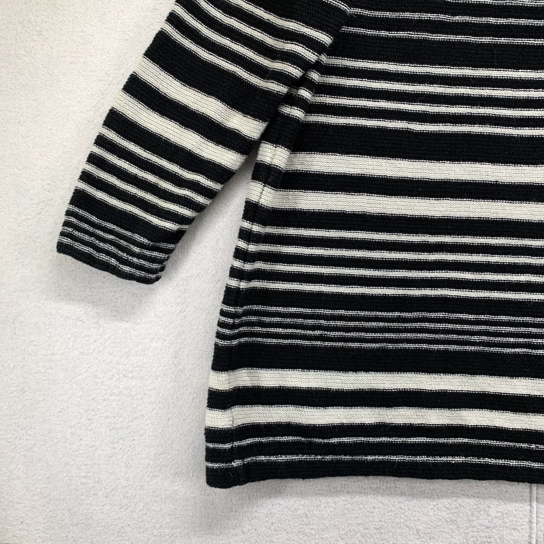 Ralph Lauren LAUREN RALPH LAUREN Blouse Womens Small Black White Striped 3/4 Sleeve Stretch Designer Casual Size S / US 4 / IT 40 - 7 Thumbnail