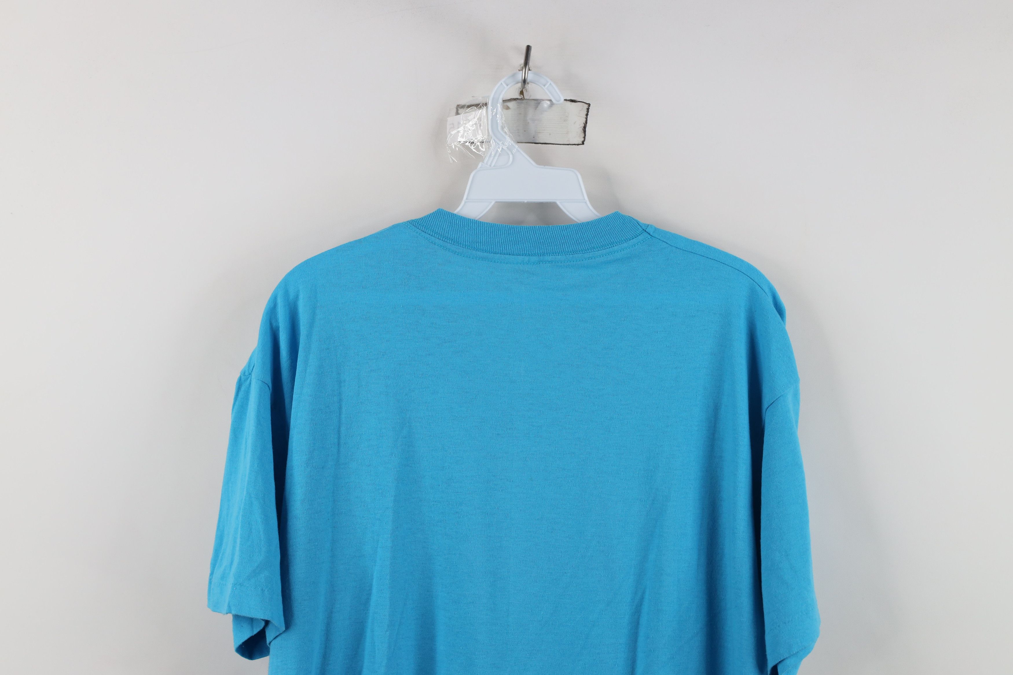 Vintage Vintage 80s 90s Streetwear Spell New York T-Shirt Blue USA Size US L / EU 52-54 / 3 - 10 Thumbnail