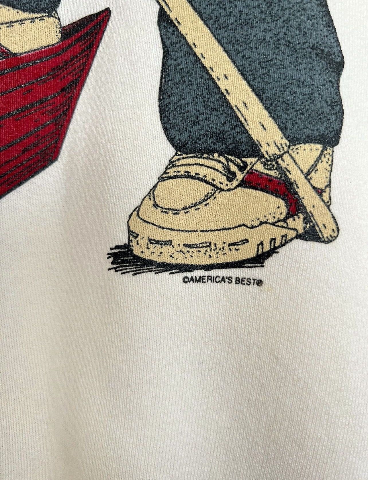 Vintage Vintage 90s Bear Backhit Oversize Sweatshirt XLarge Size US XL / EU 56 / 4 - 6 Thumbnail