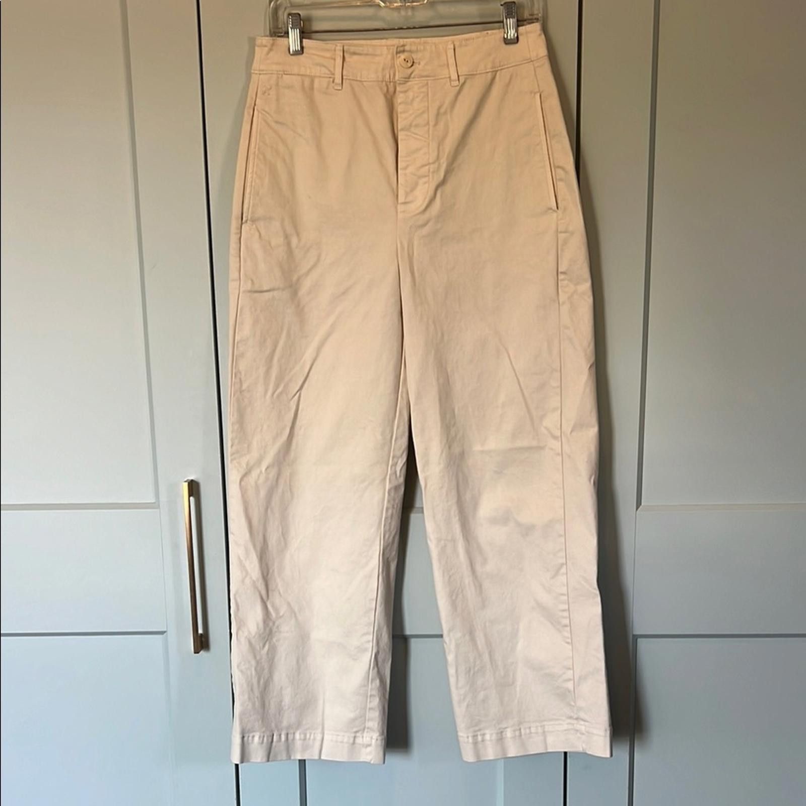 Alex Mill Alex Mill Cream Twill Pants Size 27" / US 4 / IT 40 - 1 Thumbnail