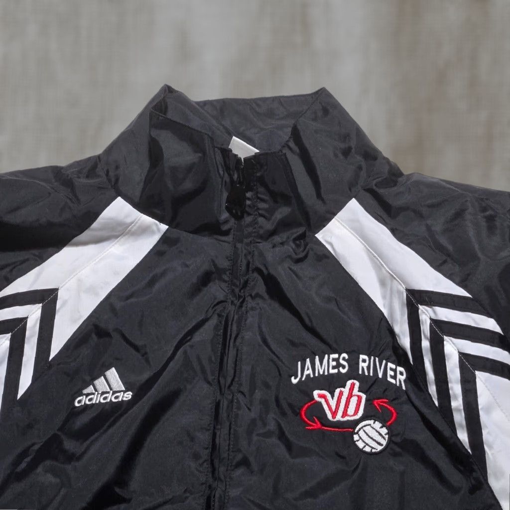 Adidas Adidas James River VB Volleyball Running Jacket Coat Black Full Zip Womens XS Size XS / US 0-2 / IT 36-38 - 1 Thumbnail
