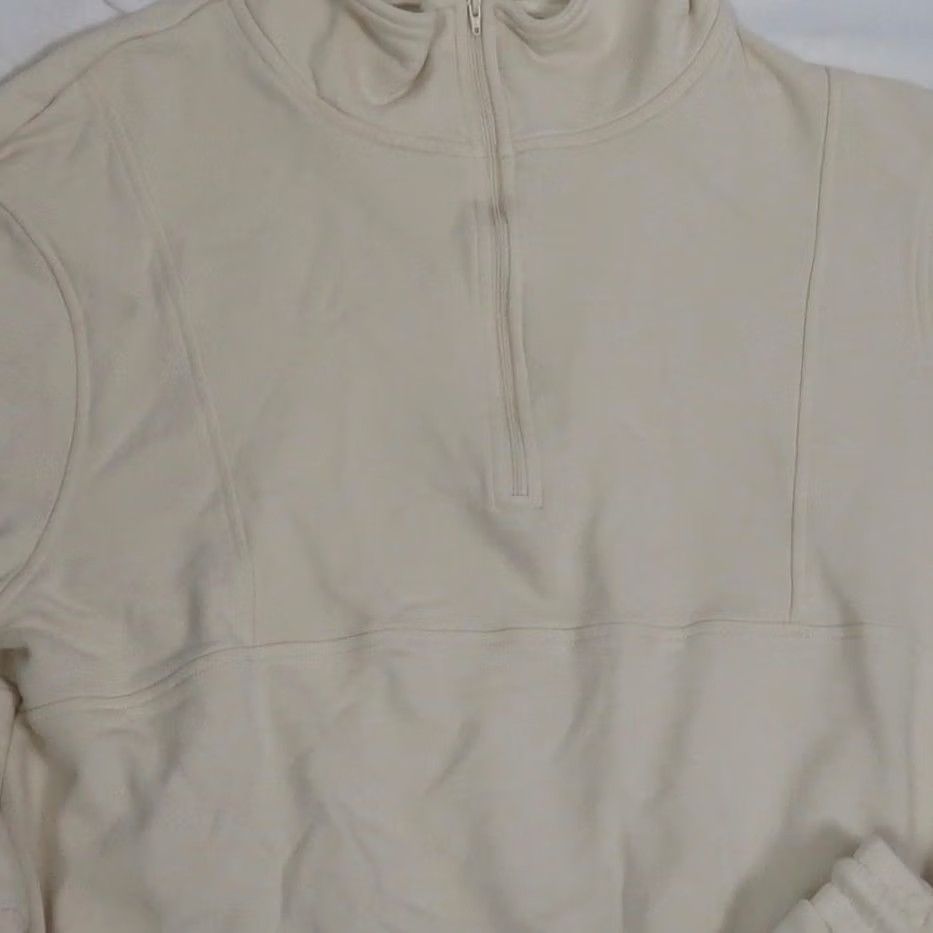 Vintage VINTAGE White Fox x Sarah's Day Buttercream 1/4 Zip Sweatshirt Wide Leg Sweatpants Set Size M / US 6-8 / IT 42-44 - 7 Thumbnail