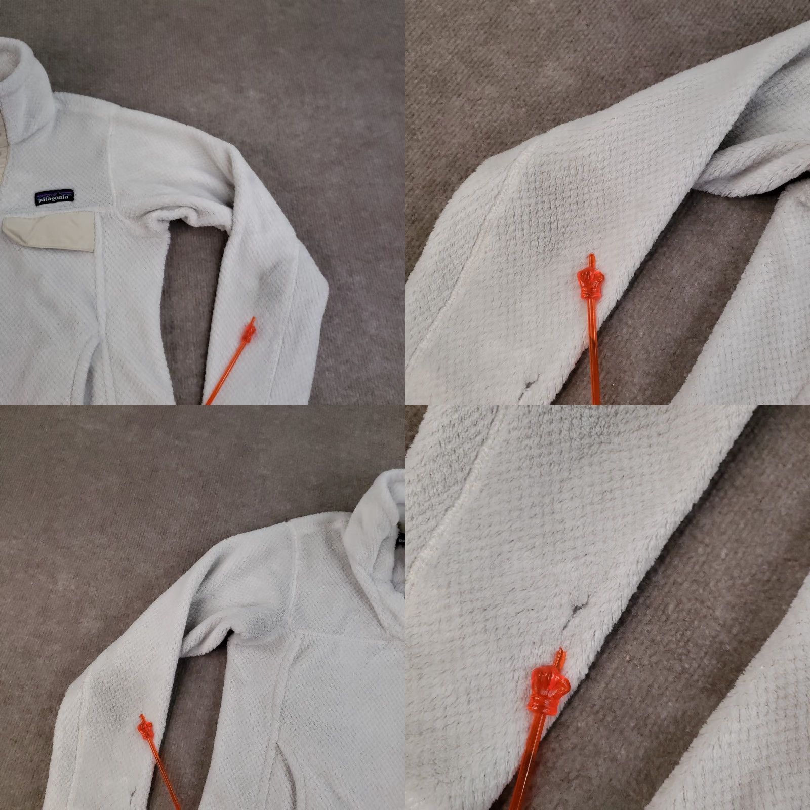 Patagonia Patagonia Snap-T Sweater Womens XS White Pullover Fleece Pocket 25442 Size XS / US 0-2 / IT 36-38 - 8 Thumbnail