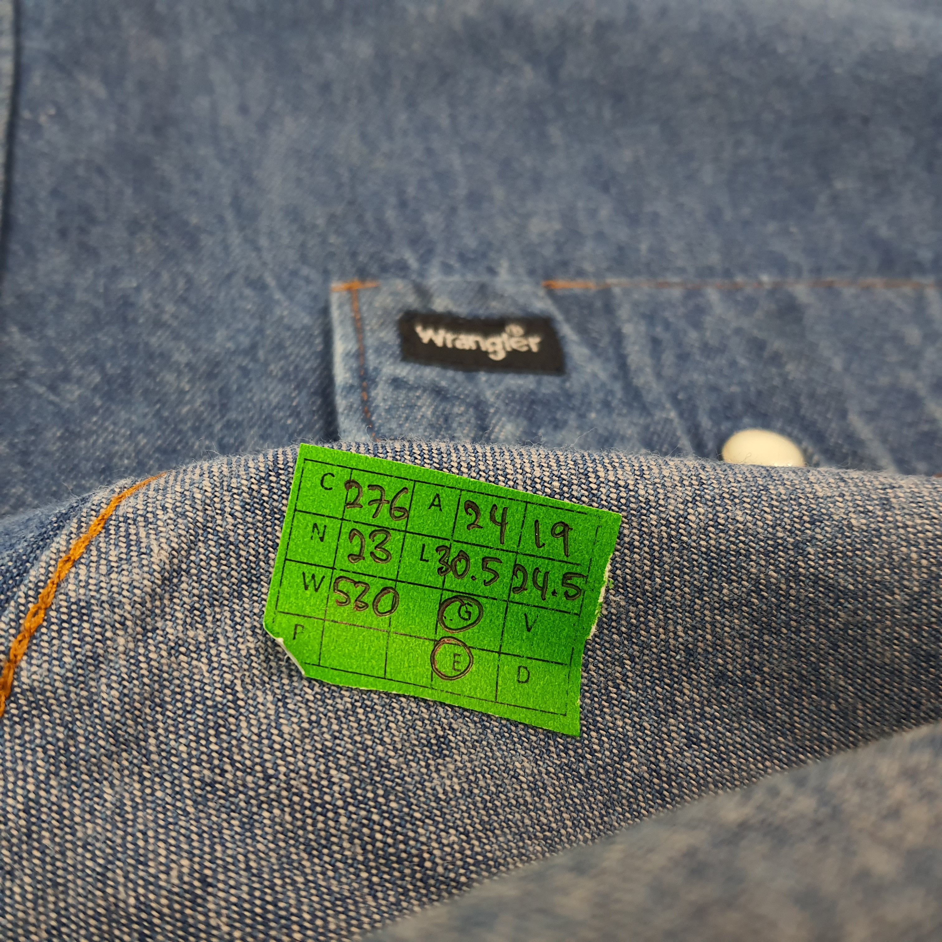 Wrangler Vintage Wrangler Denim Western Rugged Ranchwear C276N23 Size US L / EU 52-54 / 3 - 8 Thumbnail