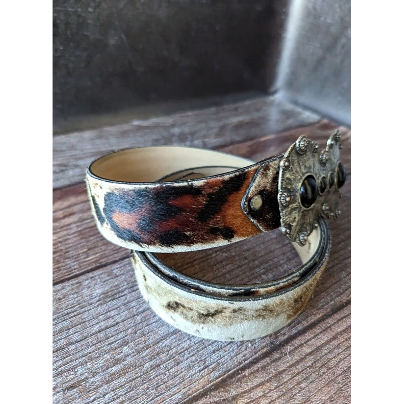 Vintage Vintage Ettore Bugatti Women's Leather Belt Size ONE SIZE - 2 Thumbnail