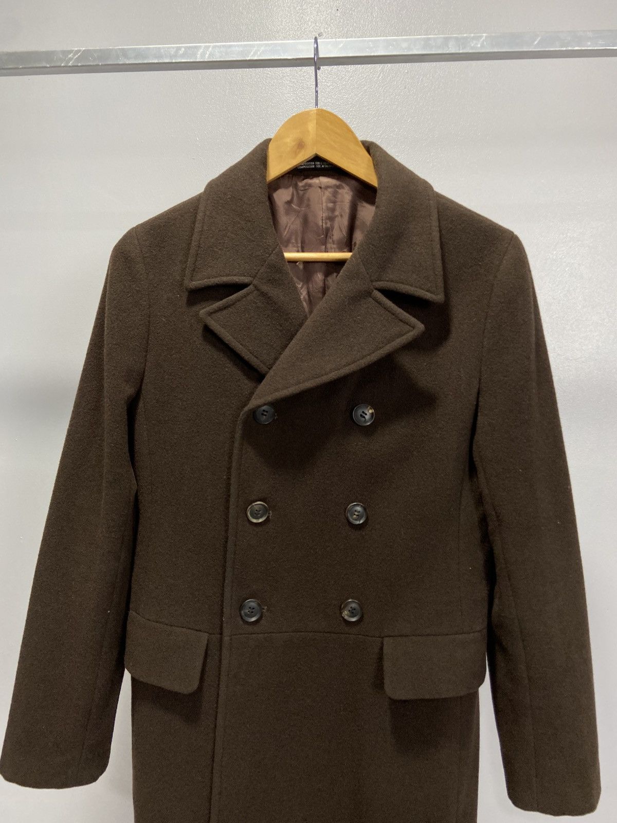 Yohji Yamamoto INED Yohji Yamamoto double breast wool Long Coats Size M / US 6-8 / IT 42-44 - 4 Thumbnail