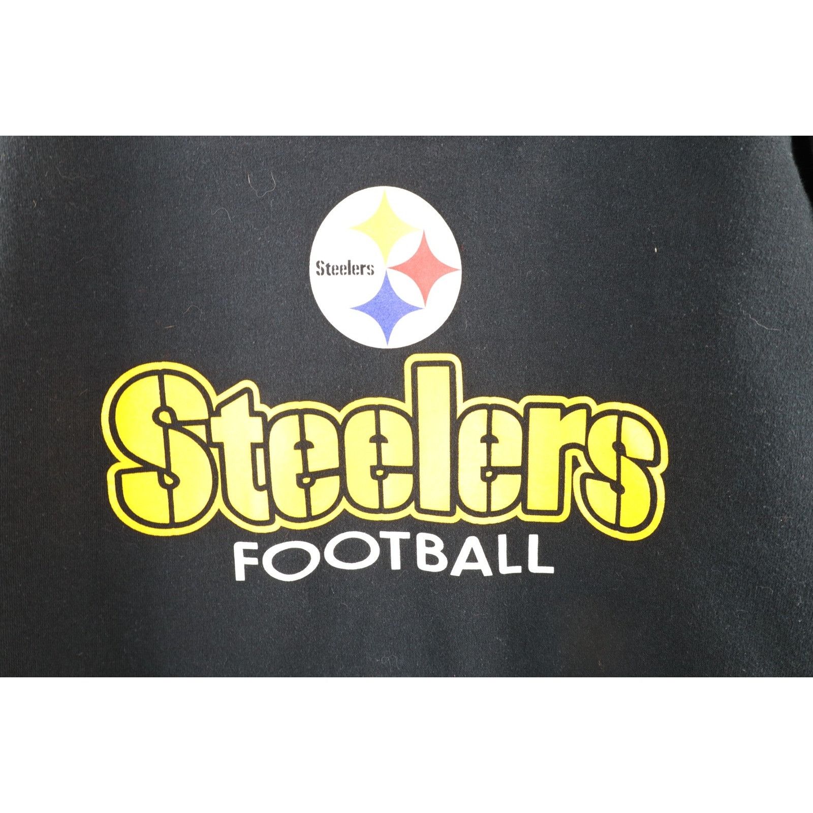 Vintage Vintage Faded Spell Out Pittsburgh Steelers Football Hoodie Size US M / EU 48-50 / 2 - 5 Thumbnail