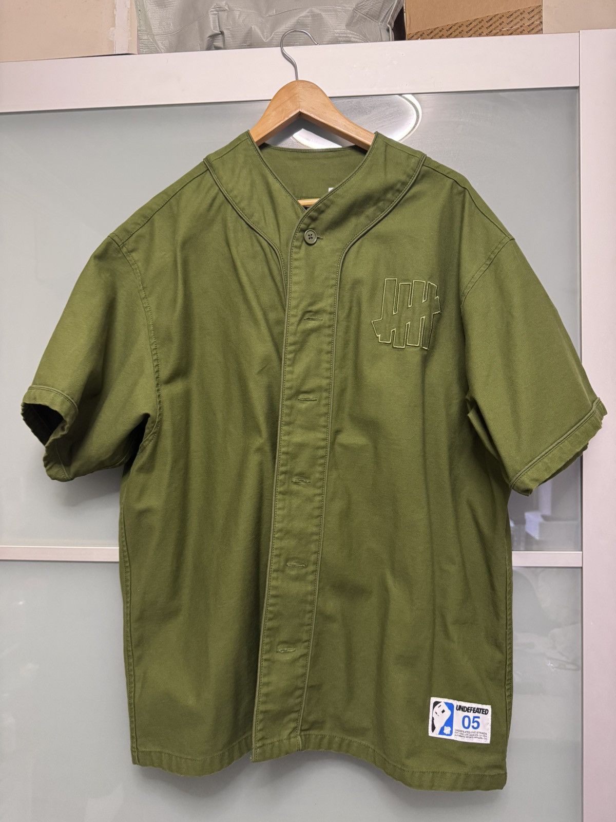 Undefeated Undefeated embroided baseball shirt Size US L / EU 52-54 / 3 - 1 Thumbnail