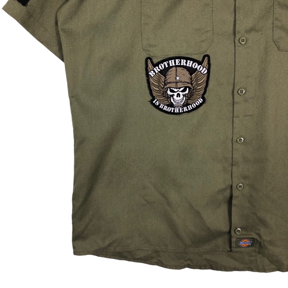 Japanese Brand 🔥Vintage Work Shirt Bowling Dickies Skeleton Big Logo Size US XXL / EU 58 / 5 - 7 Thumbnail