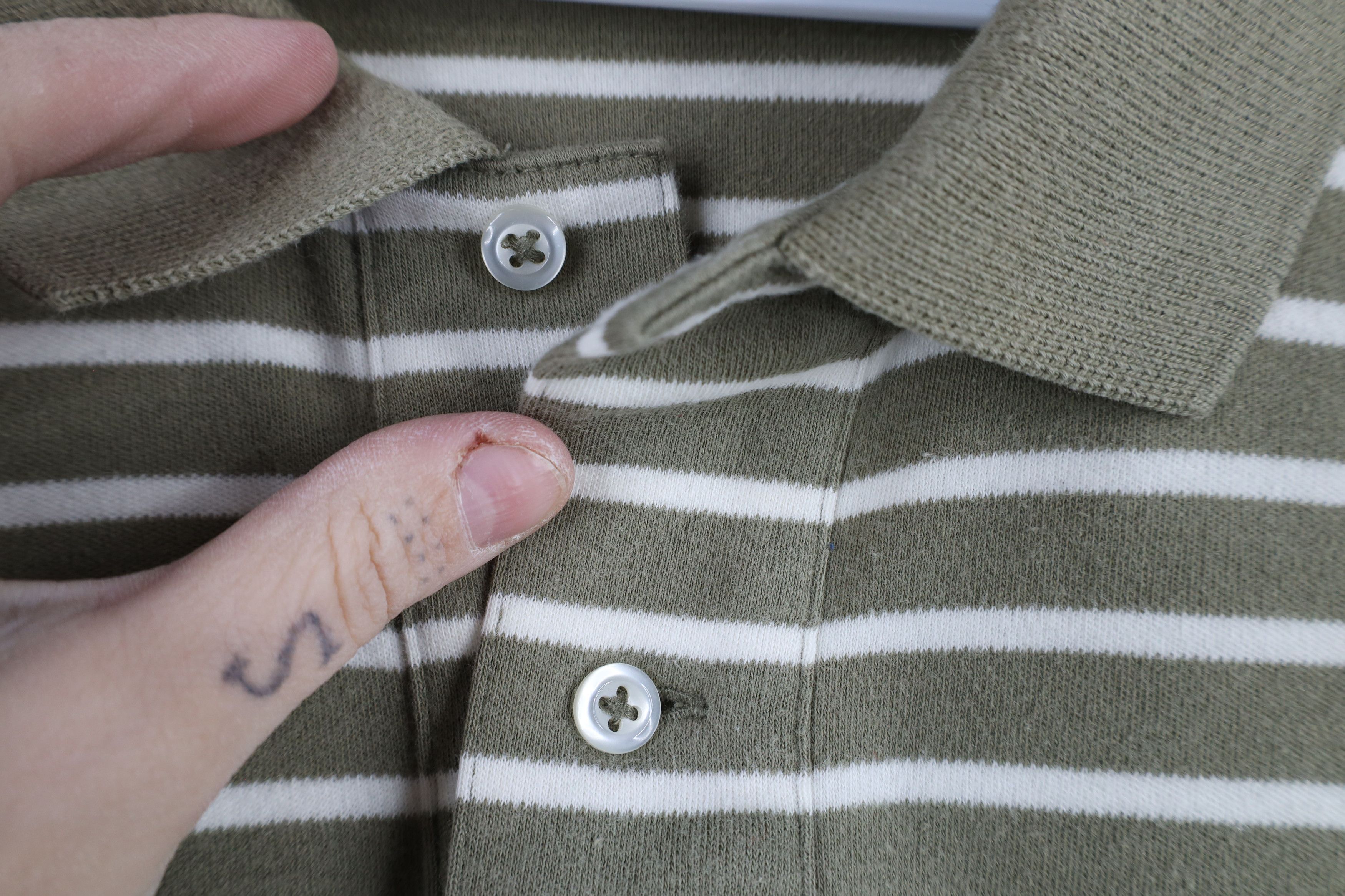 Ralph Lauren × Vintage Vintage 90s Ralph Lauren Soft Touch Cotton Polo Shirt Green Size US L / EU 52-54 / 3 - 5 Thumbnail