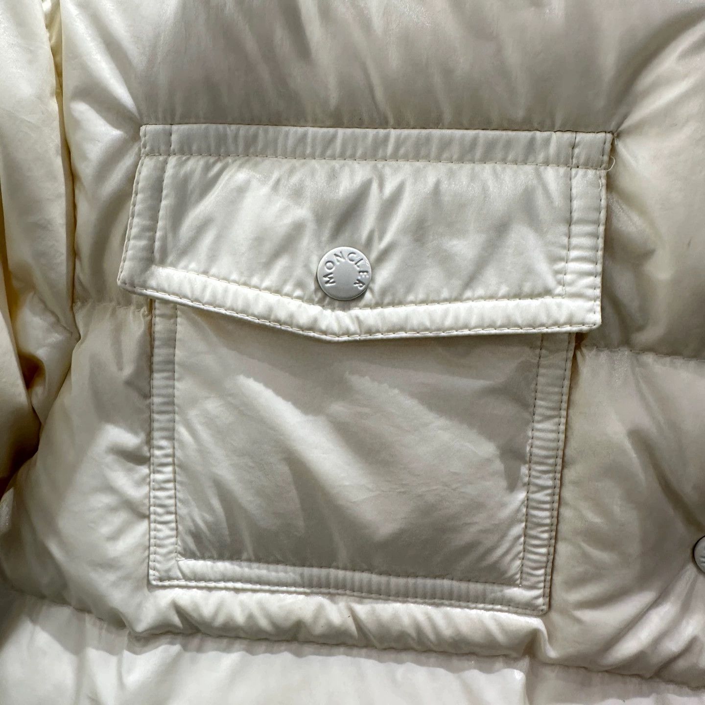 Moncler Moncler Glarein 25FW Hooded Short White Down 14A Size XS / US 0-2 / IT 36-38 - 7 Thumbnail