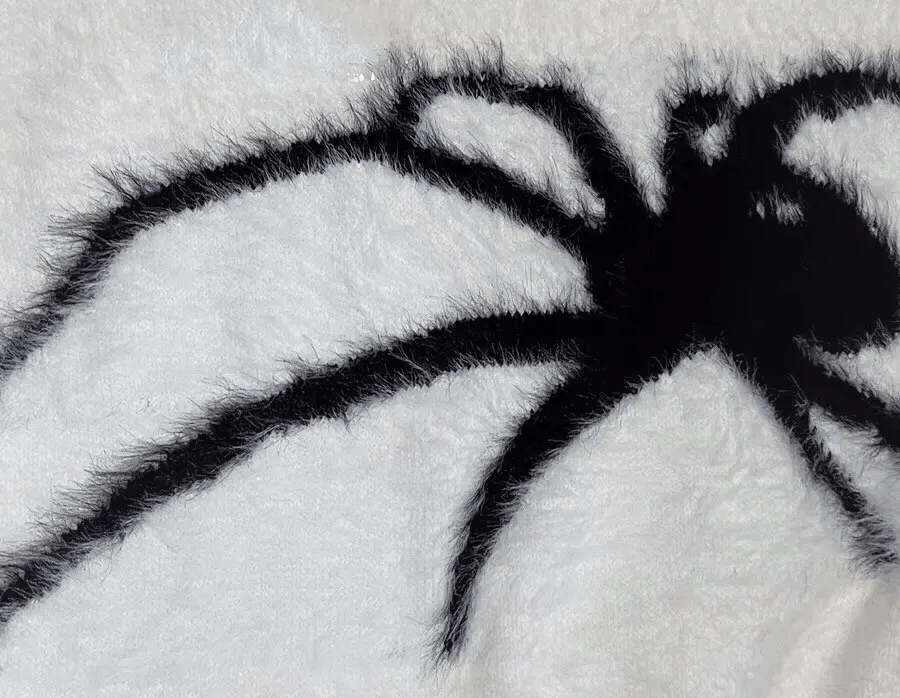 Japanese Brand × Vintage Retro punk super soft spider premium mohair sweater jumper Size US L / EU 52-54 / 3 - 5 Thumbnail