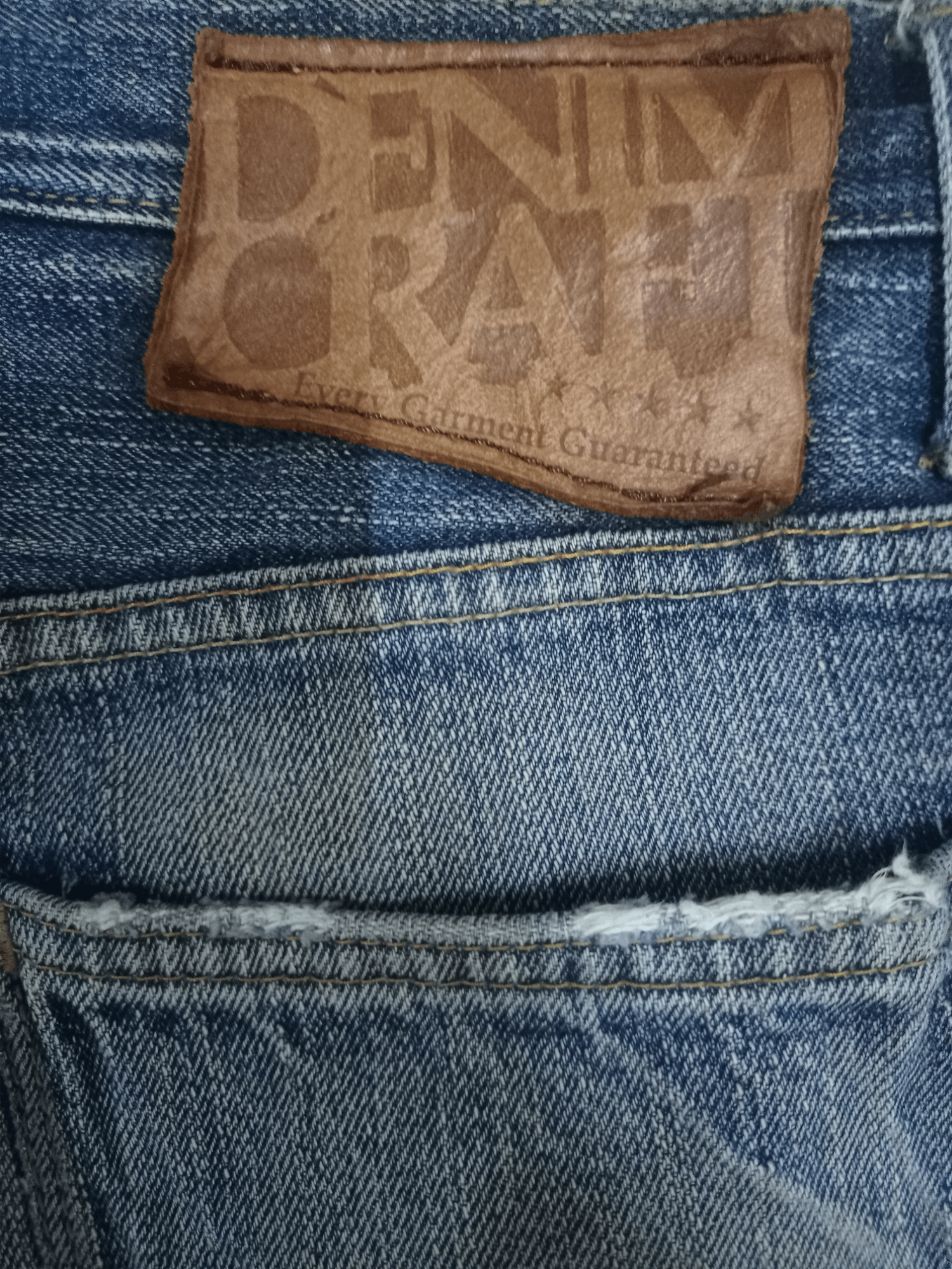Japanese Brand Vintage Japanese Denim Crafts Distressed Baggy Jeans Size US 32 / EU 48 - 9 Thumbnail